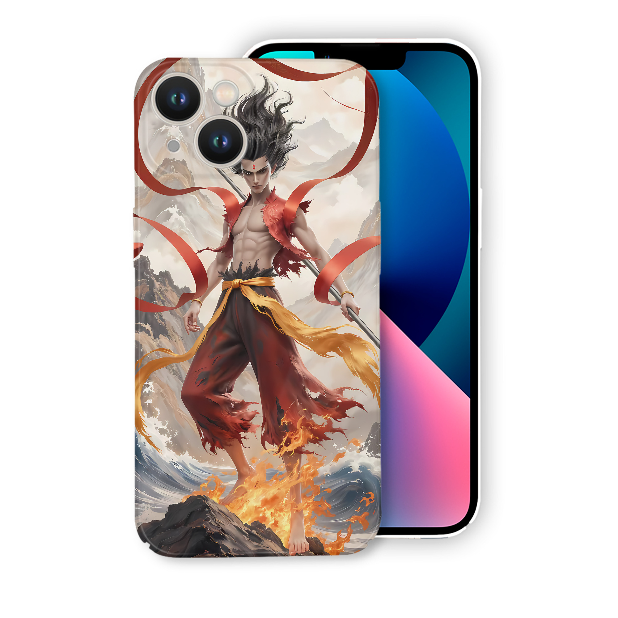 （画像用） Ne Zha 2 ナタ 魔童の大暴れ 【iPhone 14シリーズ対応】ハードケース