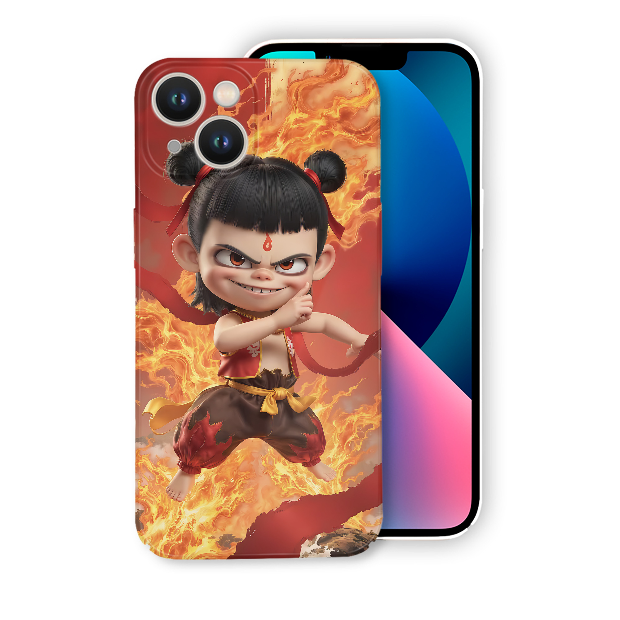 （画像用） Ne Zha 2 ナタ 魔童の大暴れ 【iPhone 14シリーズ対応】ハードケース