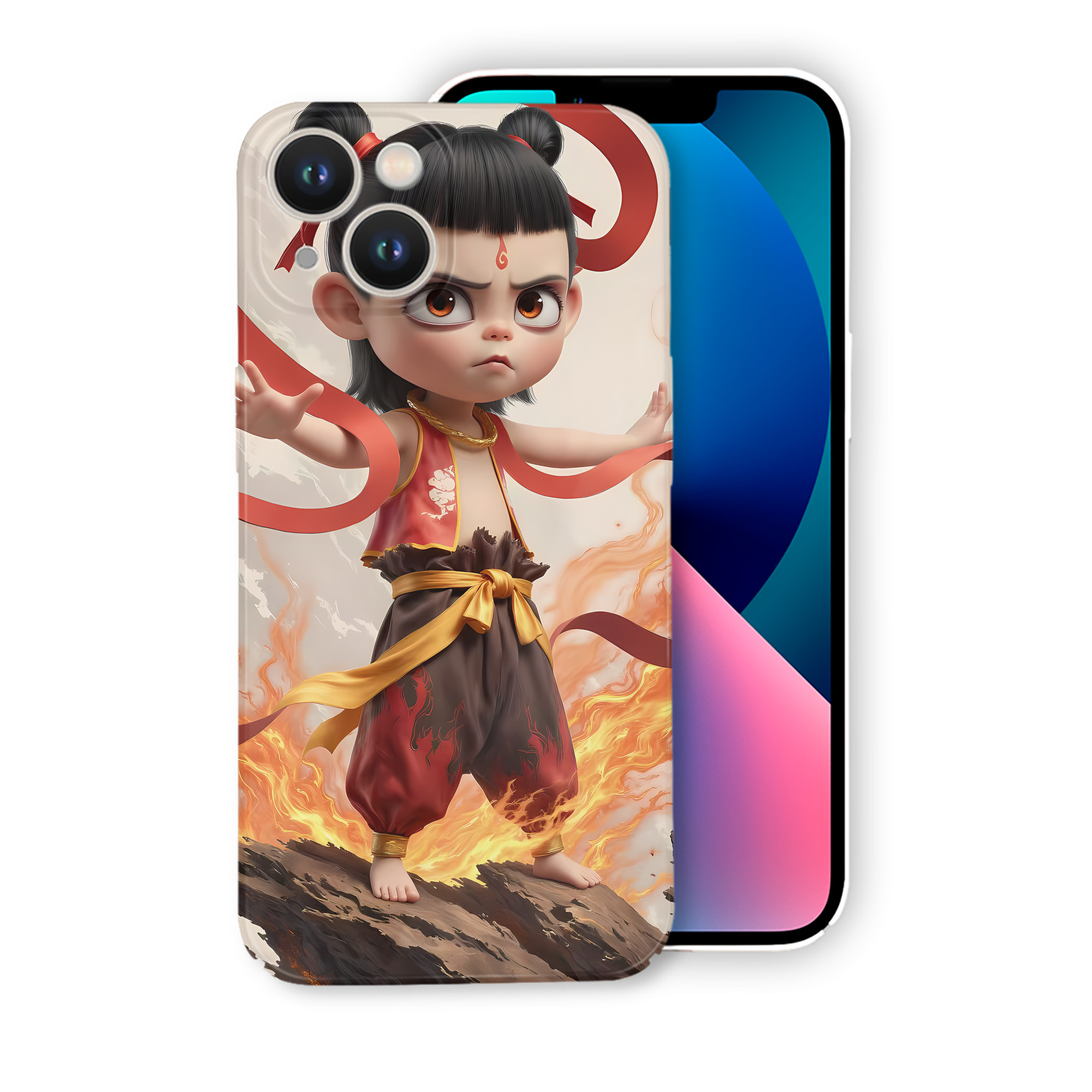 （画像用） Ne Zha 2 ナタ 魔童の大暴れ 【iPhone 14シリーズ対応】ハードケース