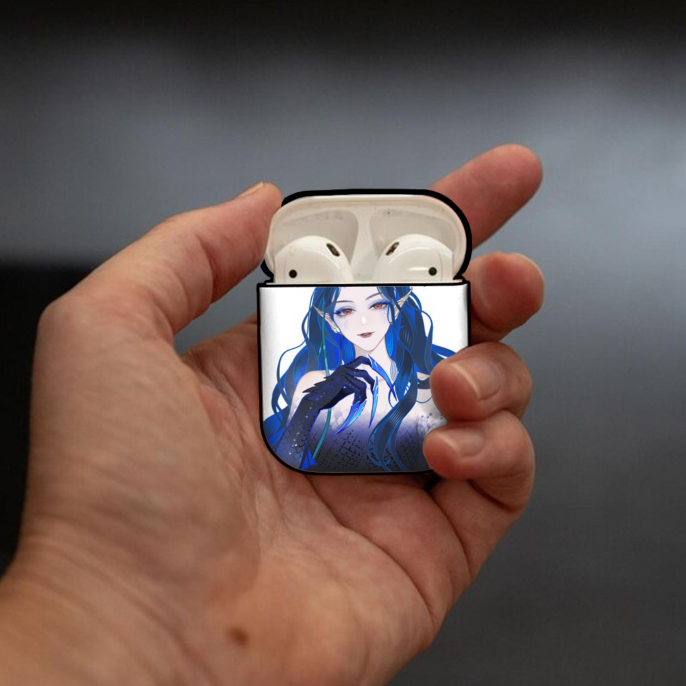 Ne Zha 2 ナタ 魔童の大暴れ AirPods 第2世代保護ケース ハードシェル ブラック 耐衝撃・防指紋・カラビナ付き