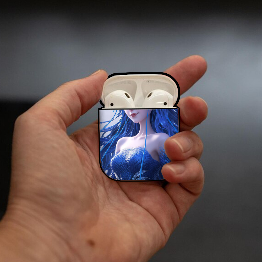 Ne Zha 2 ナタ 魔童の大暴れ AirPods 第2世代保護ケース ハードシェル ブラック 耐衝撃・防指紋・カラビナ付き