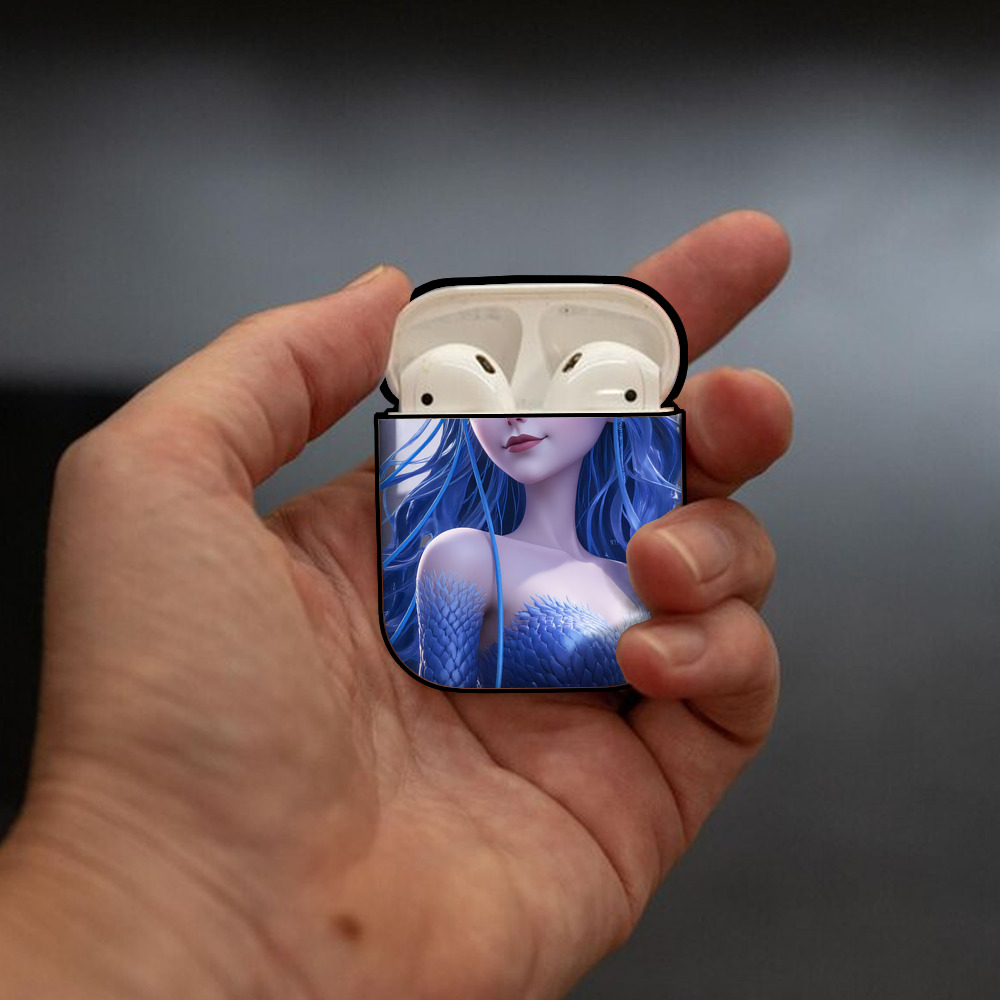 Ne Zha 2 ナタ 魔童の大暴れ AirPods 第2世代保護ケース ハードシェル ブラック 耐衝撃・防指紋・カラビナ付き