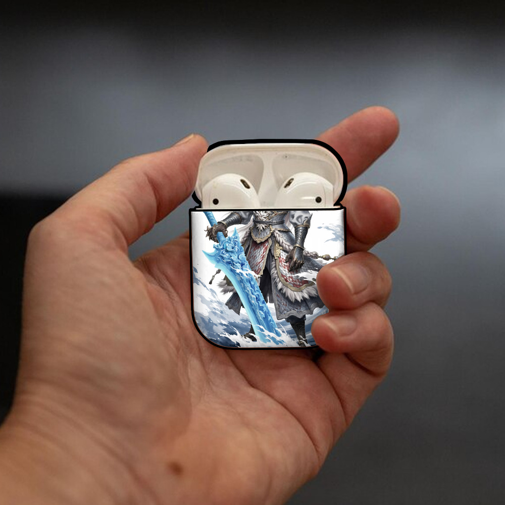 Ne Zha 2 ナタ 魔童の大暴れ AirPods 第2世代保護ケース ハードシェル ブラック 耐衝撃・防指紋・カラビナ付き