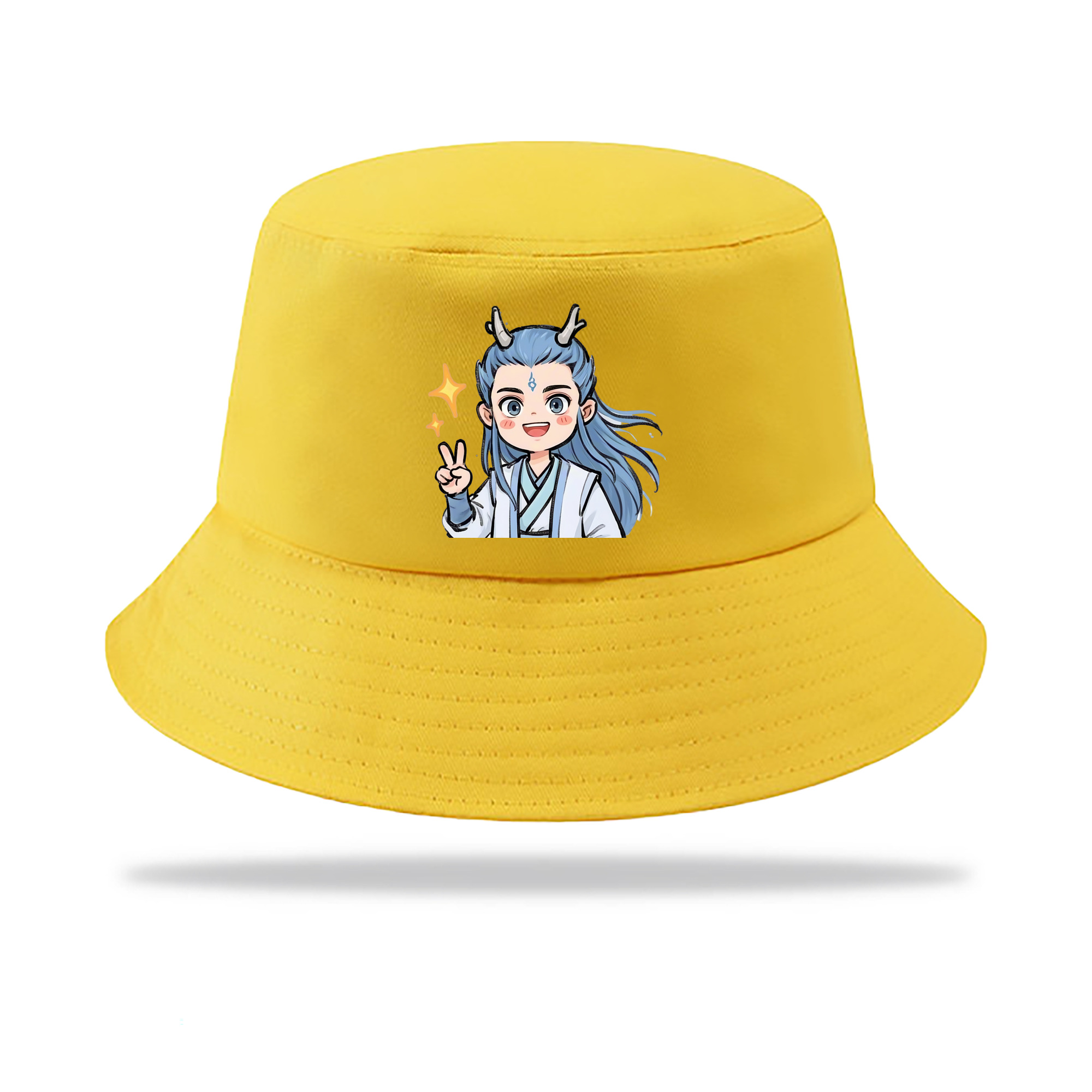 （画像用） Ne Zha 2 ナタ 魔童の大暴れ アウトドア日除けバケットハット