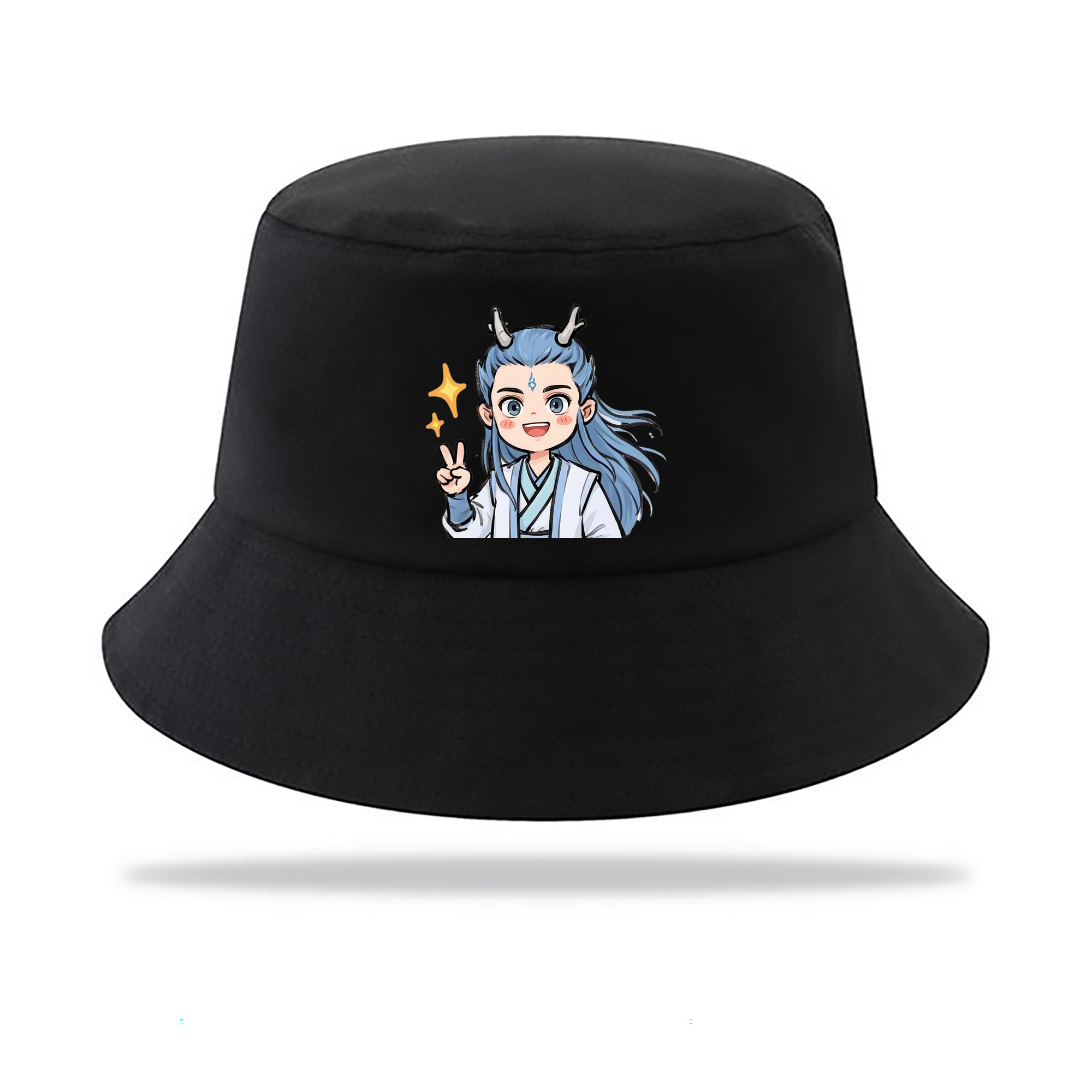 （画像用） Ne Zha 2 ナタ 魔童の大暴れ アウトドア日除けバケットハット