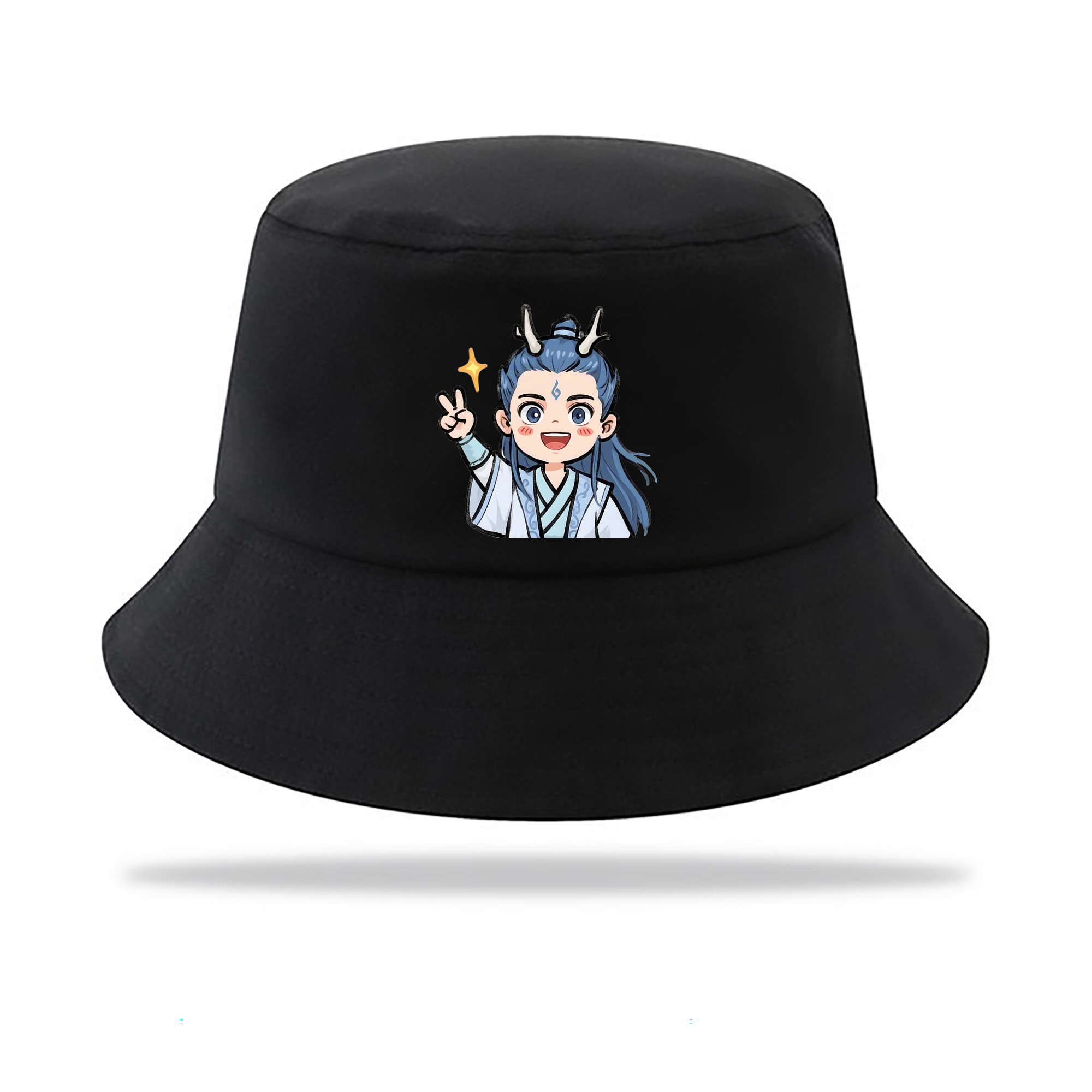 （画像用） Ne Zha 2 ナタ 魔童の大暴れ アウトドア日除けバケットハット