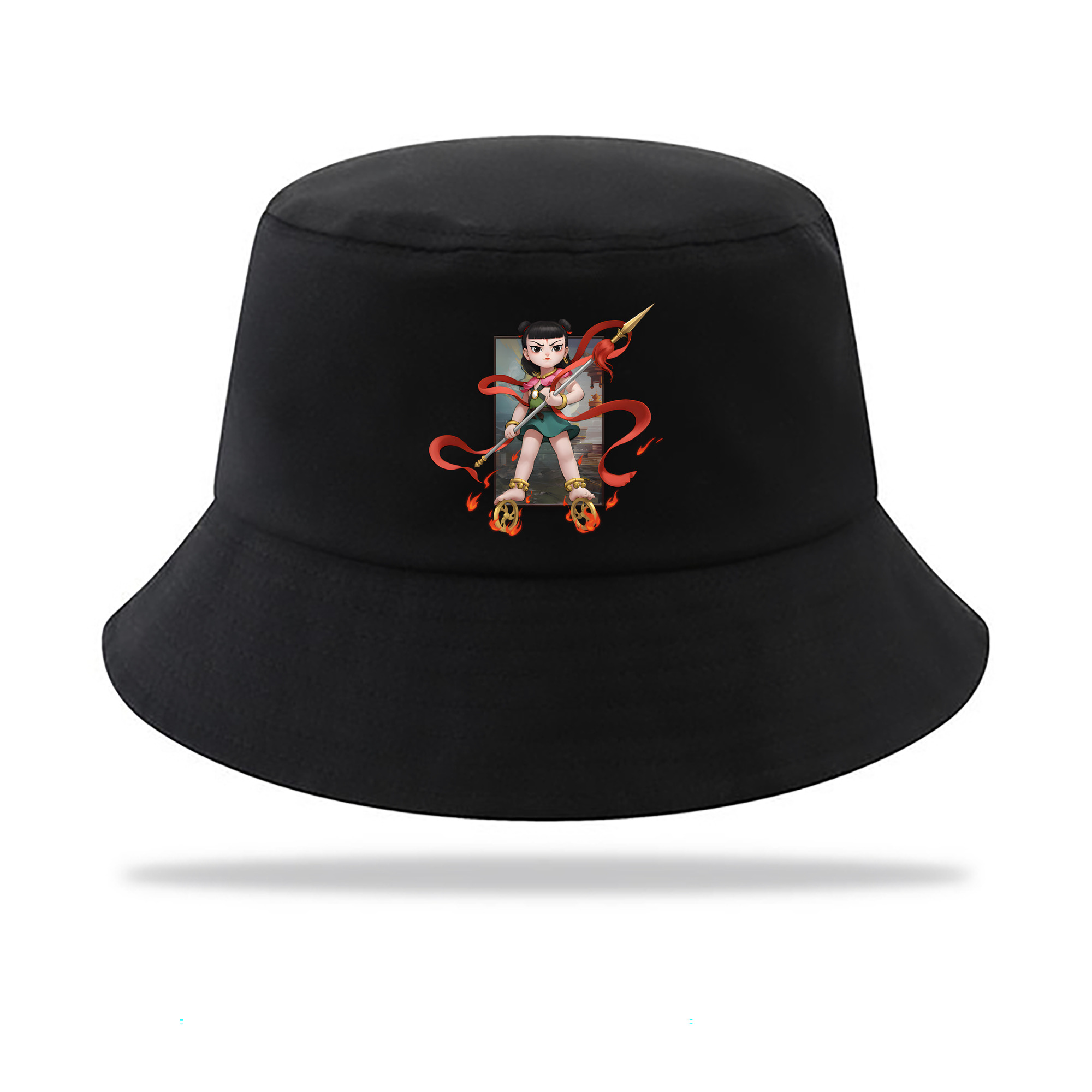 （画像用） Ne Zha 2 ナタ 魔童の大暴れ アウトドア日除けバケットハット