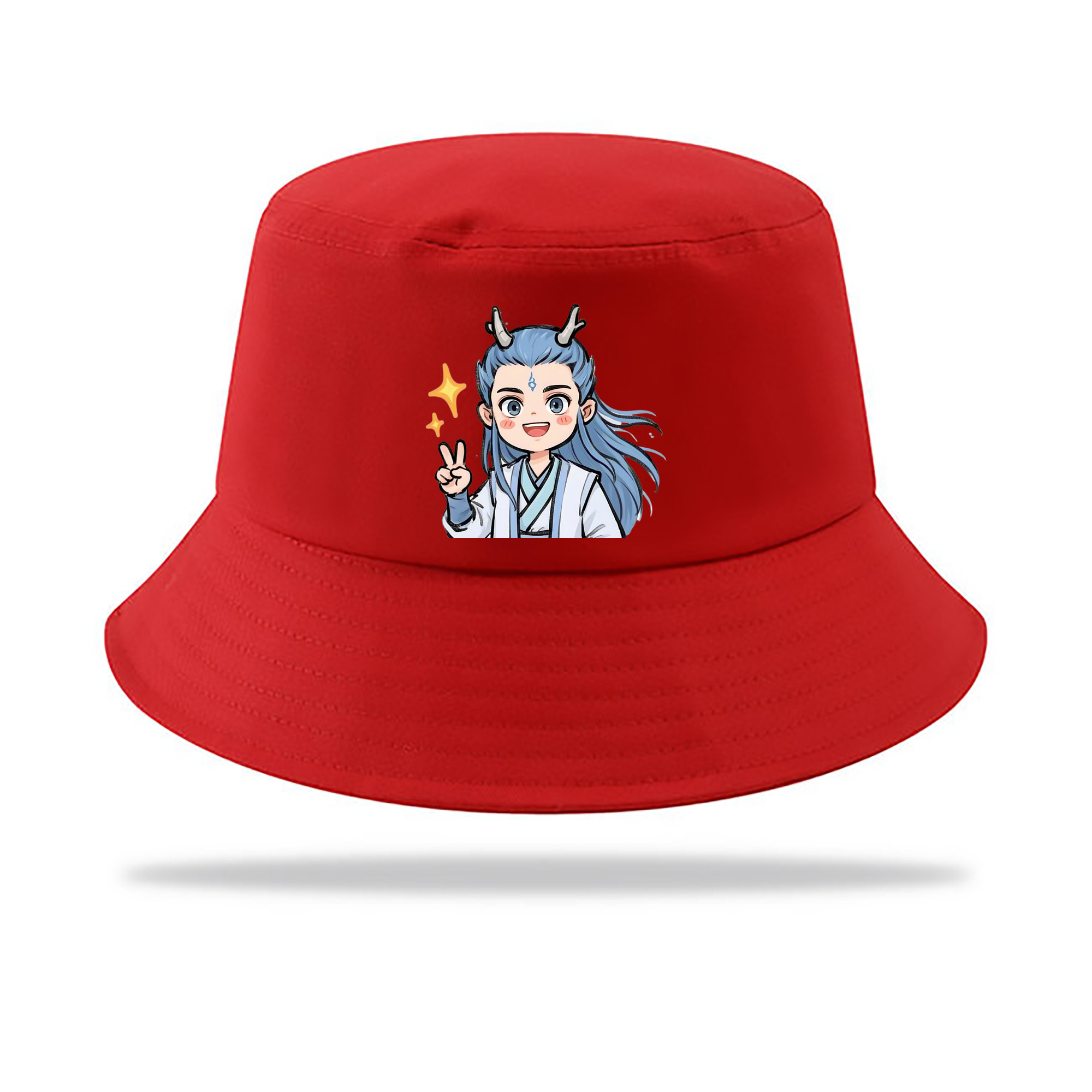 （画像用） Ne Zha 2 ナタ 魔童の大暴れ アウトドア日除けバケットハット