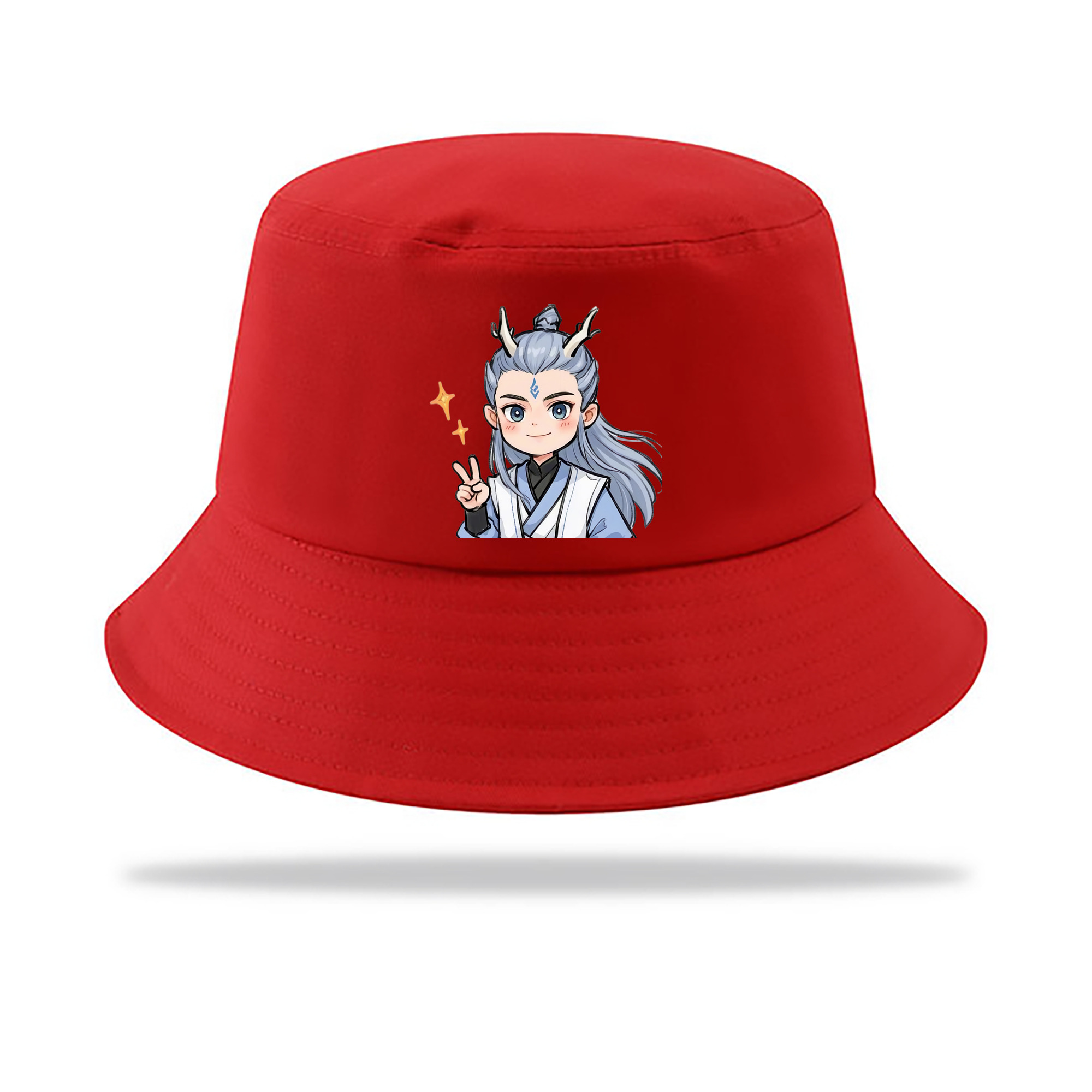 （画像用） Ne Zha 2 ナタ 魔童の大暴れ アウトドア日除けバケットハット