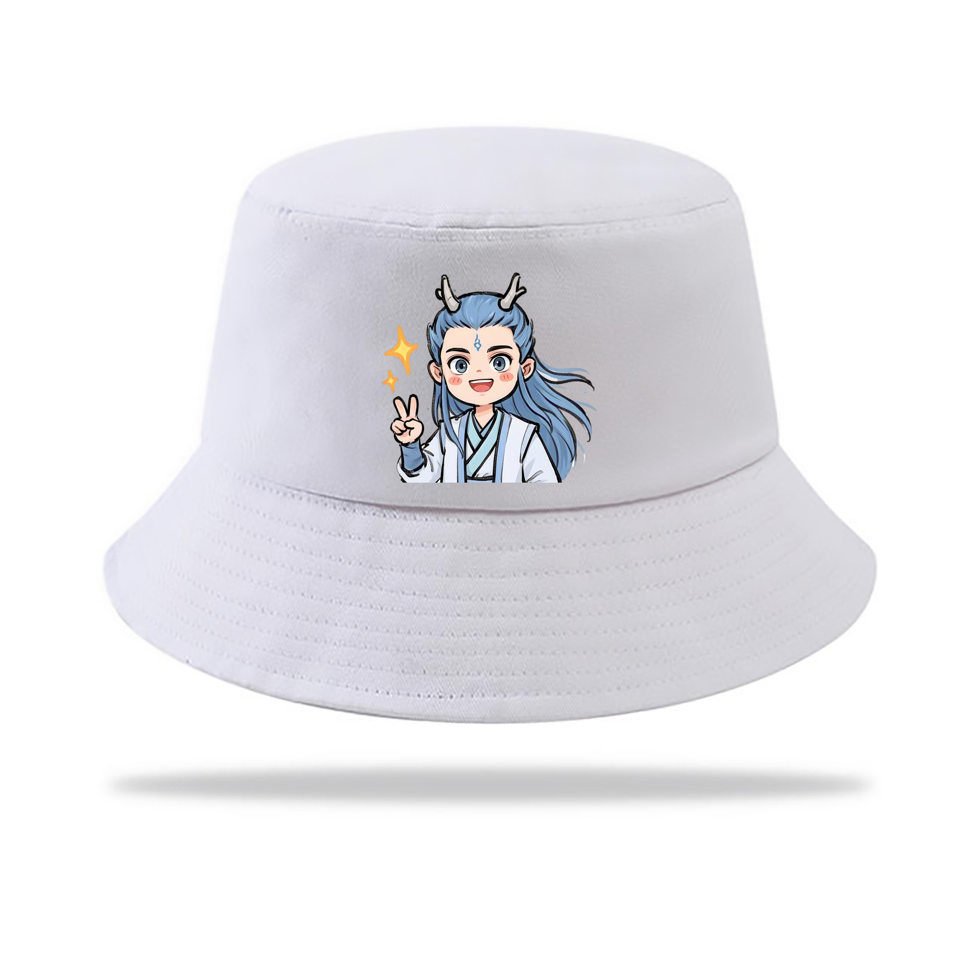 （画像用） Ne Zha 2 ナタ 魔童の大暴れ アウトドア日除けバケットハット