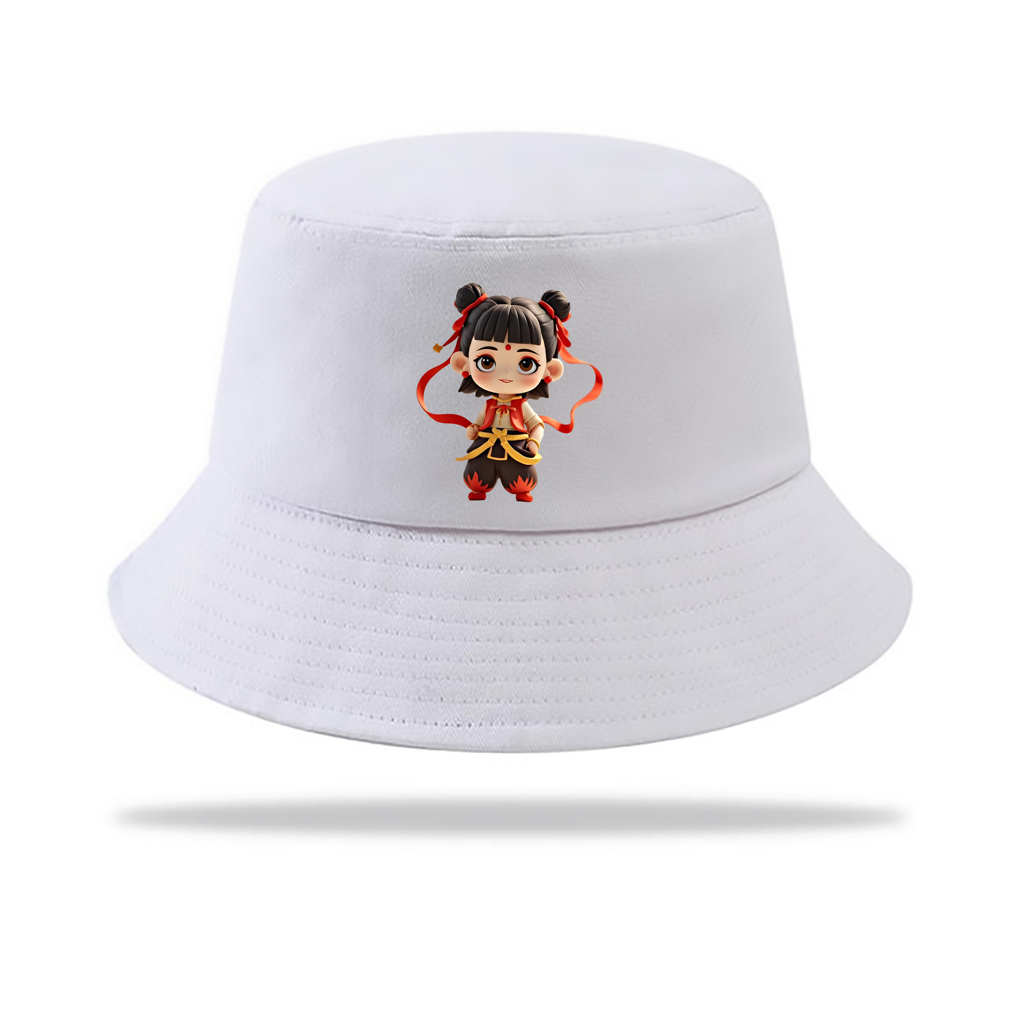 （画像用） Ne Zha 2 ナタ 魔童の大暴れ アウトドア日除けバケットハット