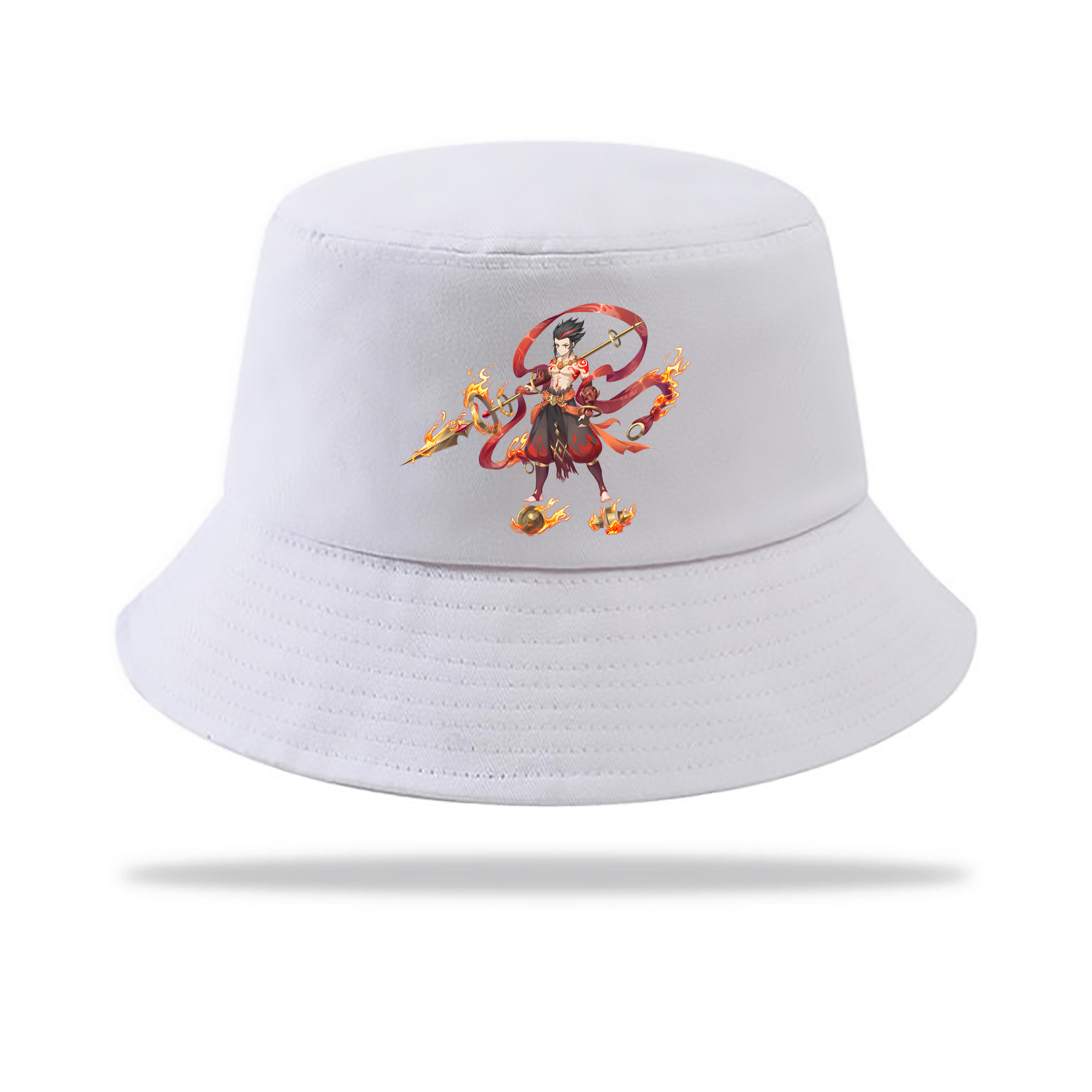 （画像用） Ne Zha 2 ナタ 魔童の大暴れ アウトドア日除けバケットハット