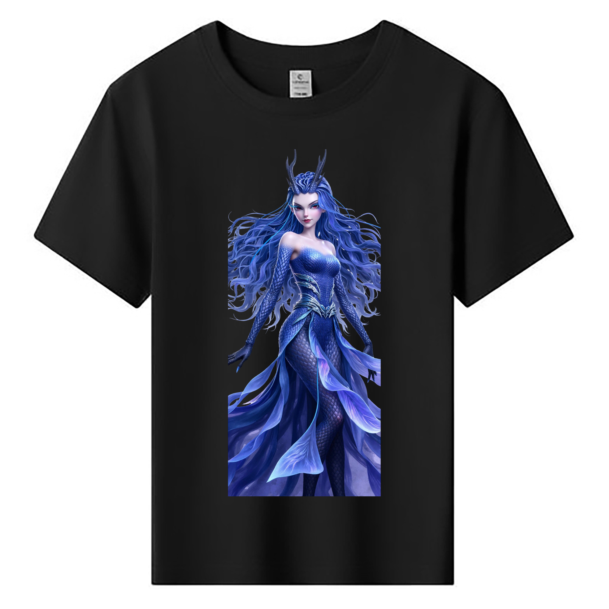 （画像用） Ne Zha 2 ナタ 魔童の大暴れ 綿100％キッズTシャツ（フロントプリント）