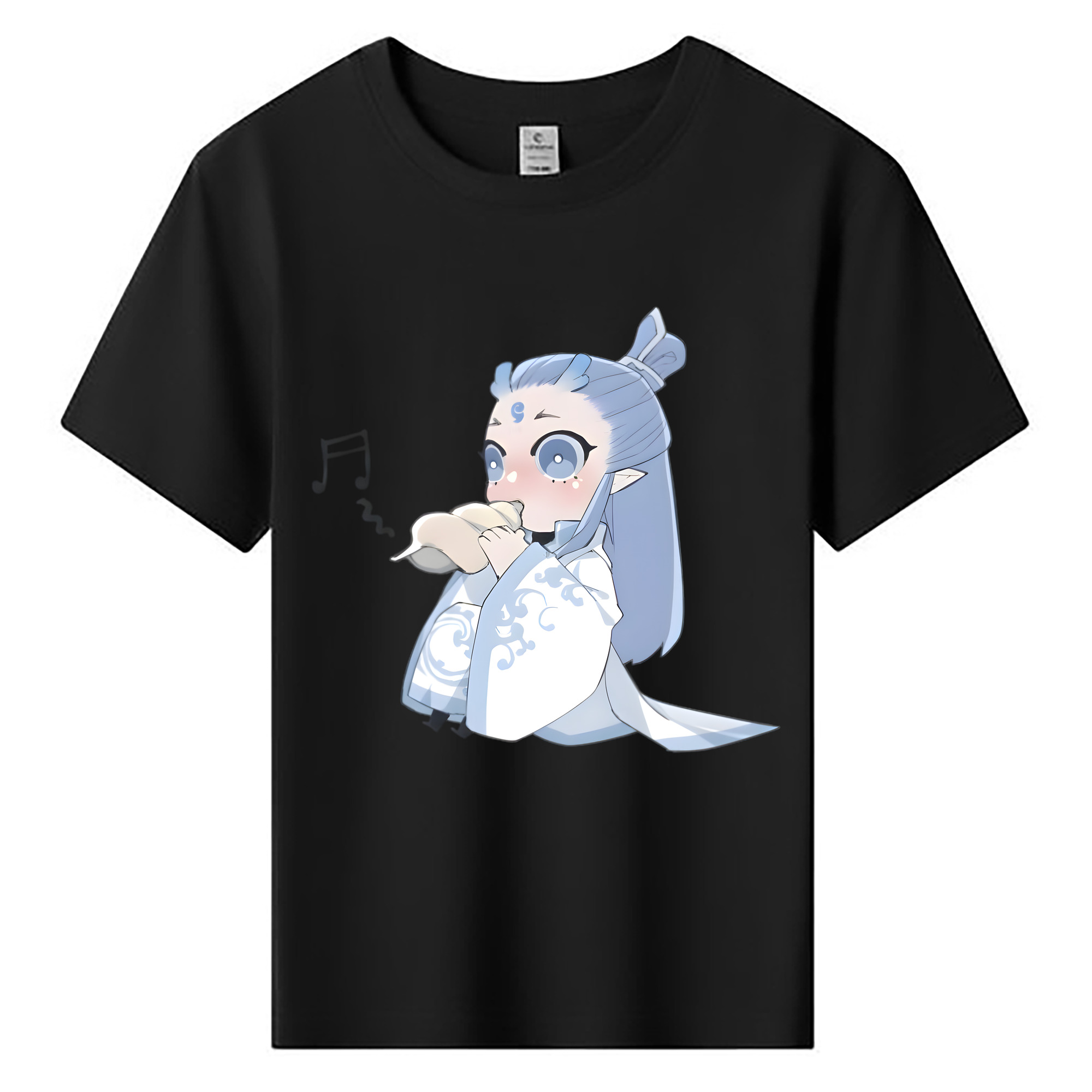 （画像用） Ne Zha 2 ナタ 魔童の大暴れ 綿100％キッズTシャツ（フロントプリント）