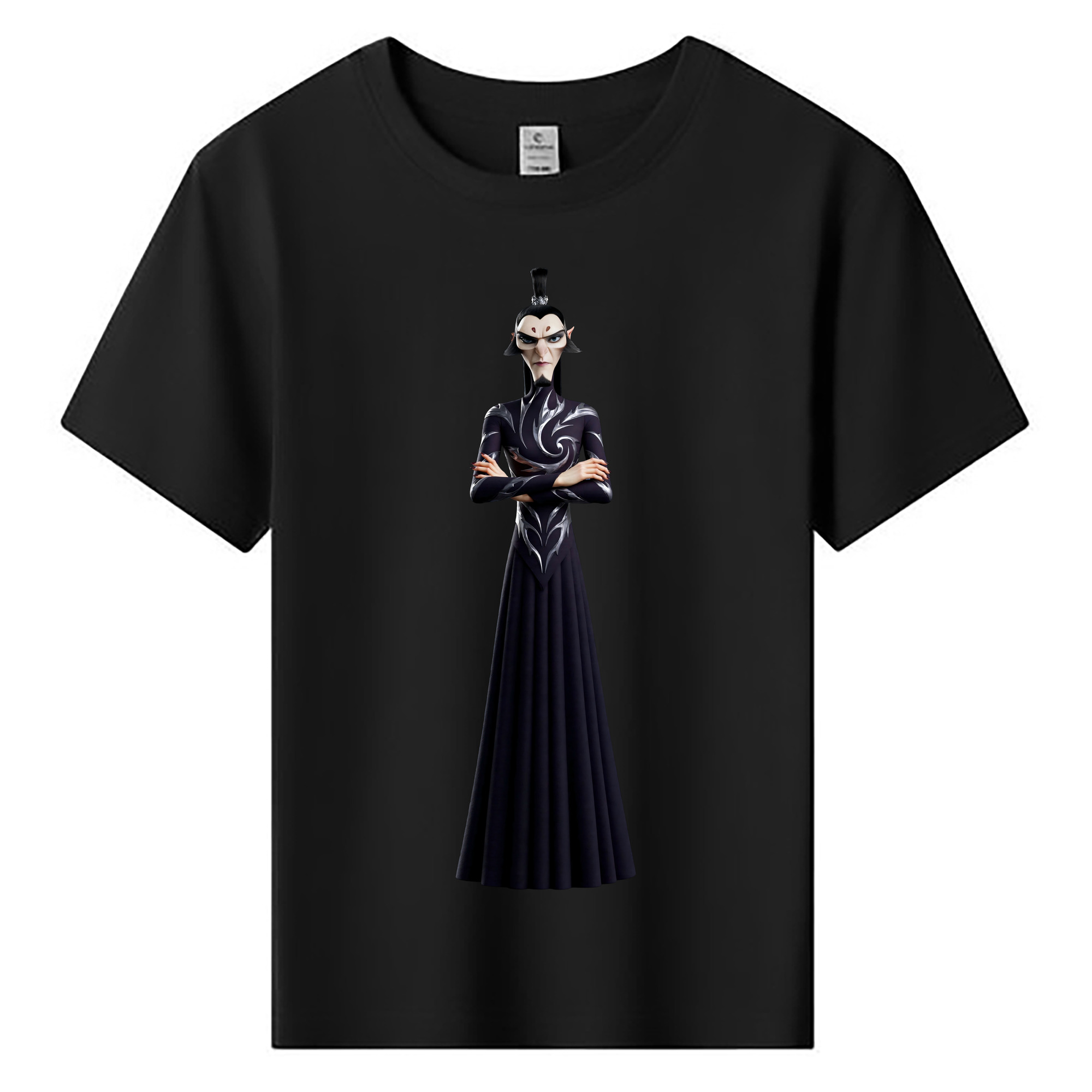 （画像用） Ne Zha 2 ナタ 魔童の大暴れ 綿100％キッズTシャツ（フロントプリント）