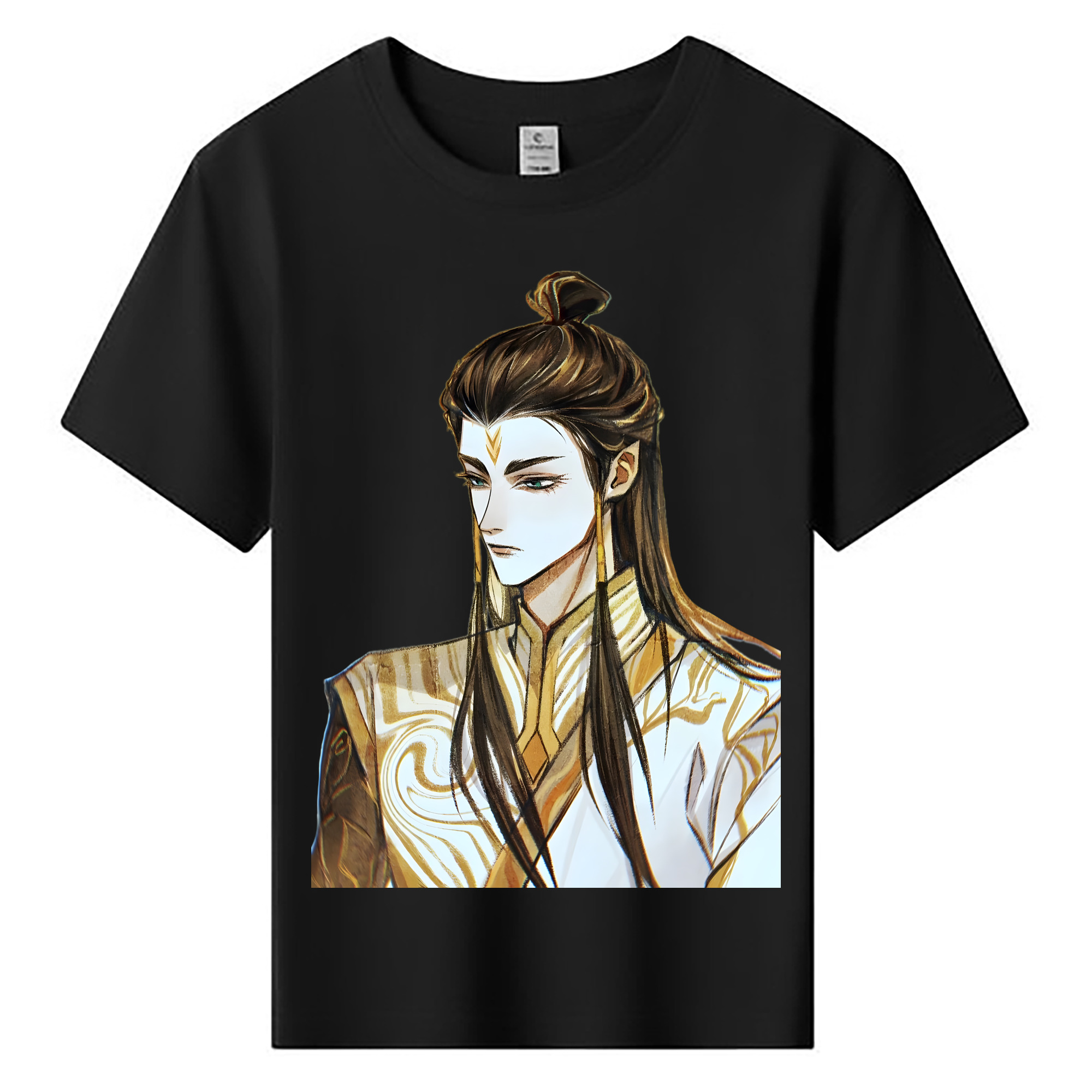 （画像用） Ne Zha 2 ナタ 魔童の大暴れ 綿100％キッズTシャツ（フロントプリント）
