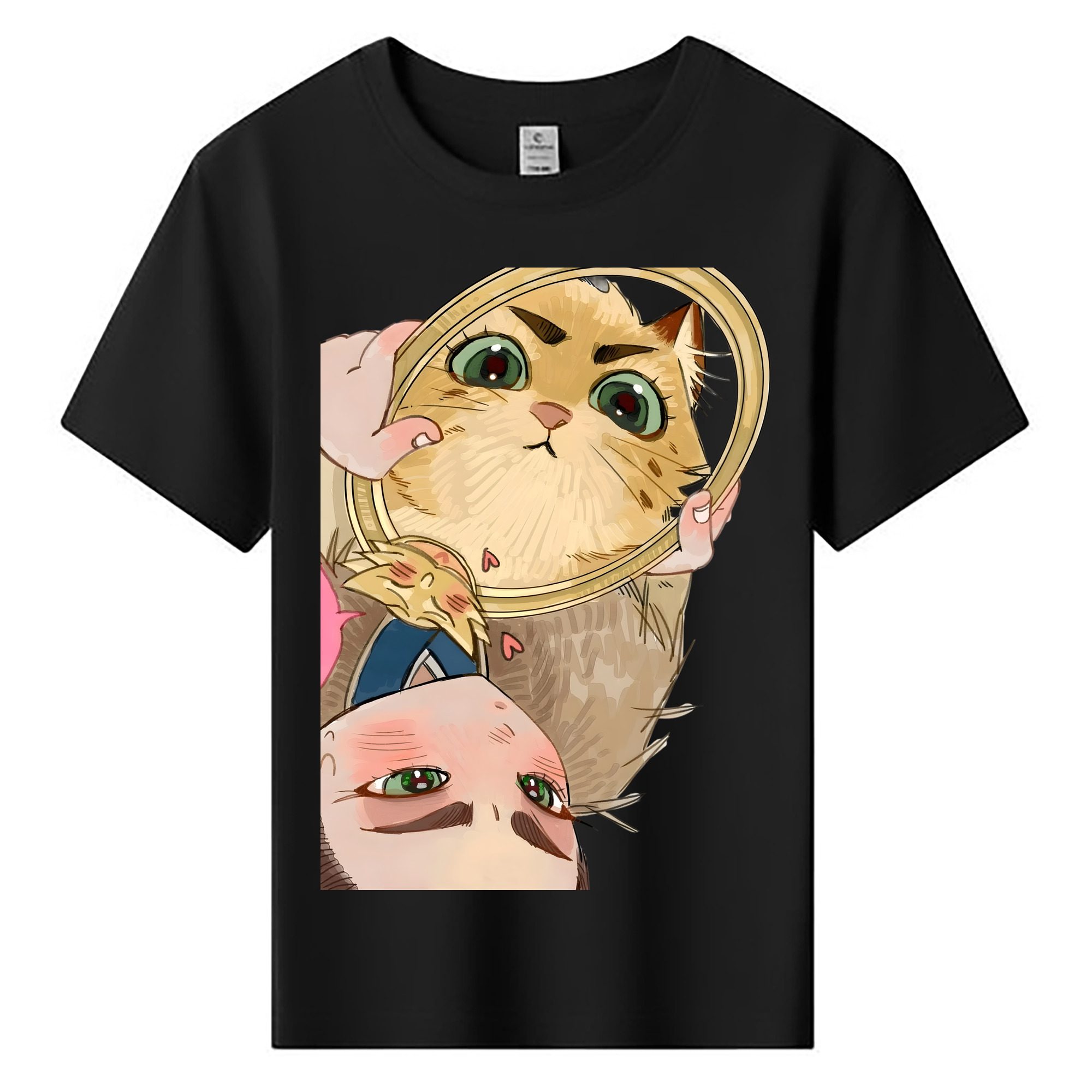 （画像用） Ne Zha 2 ナタ 魔童の大暴れ 綿100％キッズTシャツ（フロントプリント）