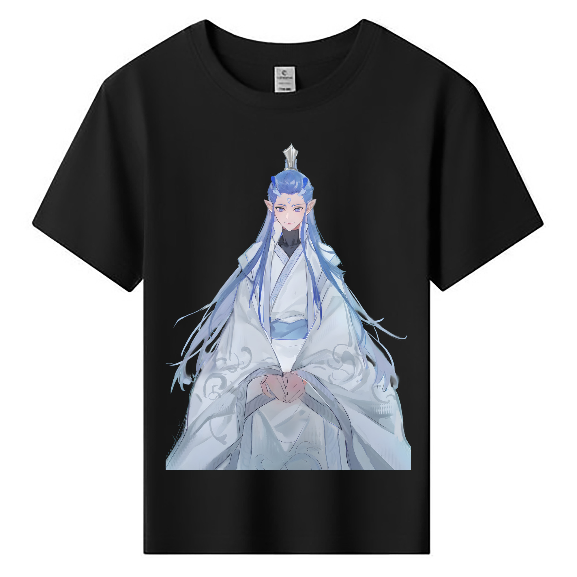 （画像用） Ne Zha 2 ナタ 魔童の大暴れ 綿100％キッズTシャツ（フロントプリント）