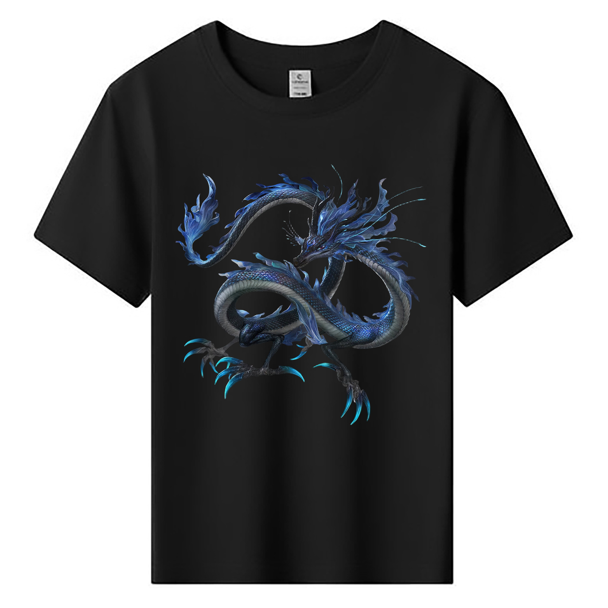 （画像用） Ne Zha 2 ナタ 魔童の大暴れ 綿100％キッズTシャツ（フロントプリント）