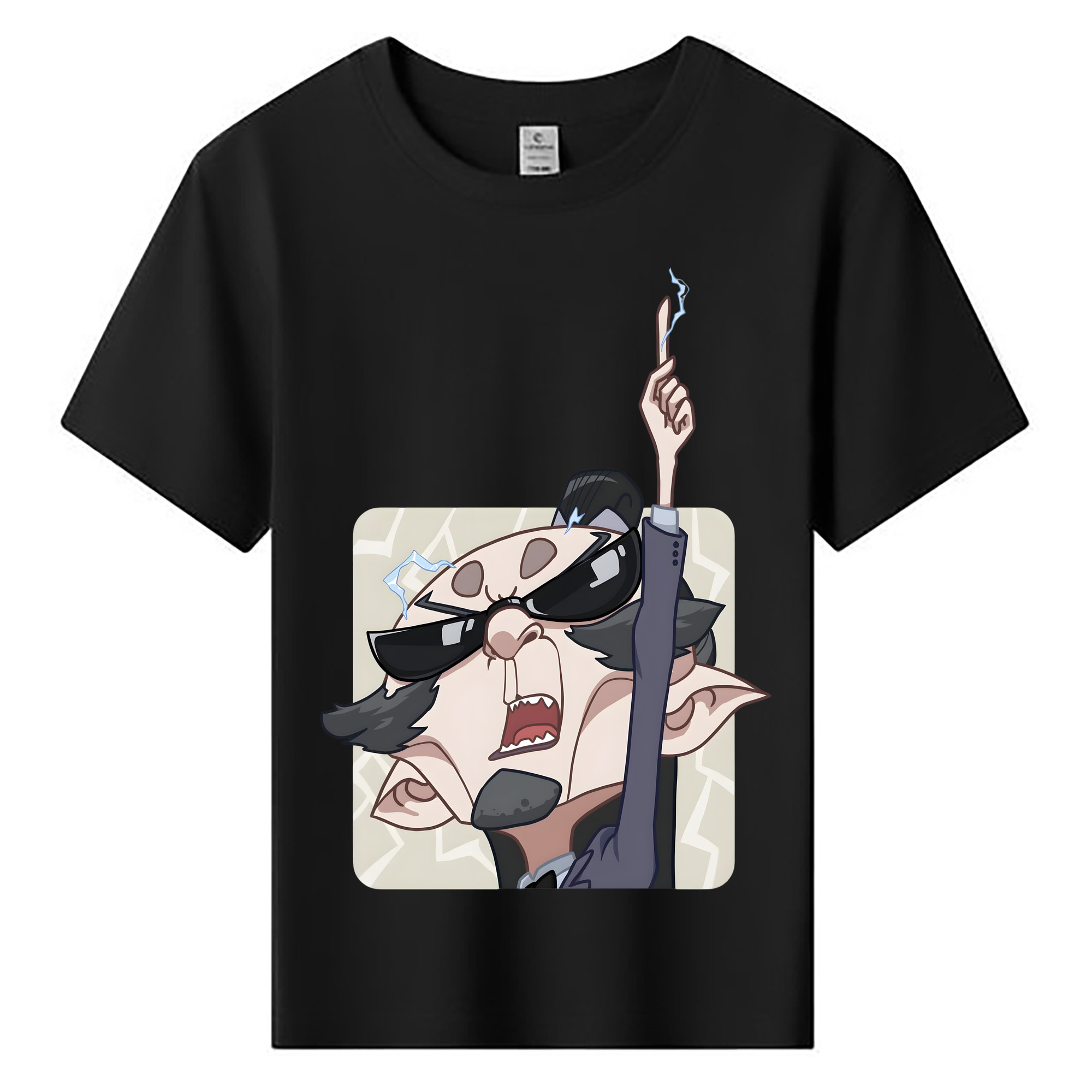 （画像用） Ne Zha 2 ナタ 魔童の大暴れ 綿100％キッズTシャツ（フロントプリント）