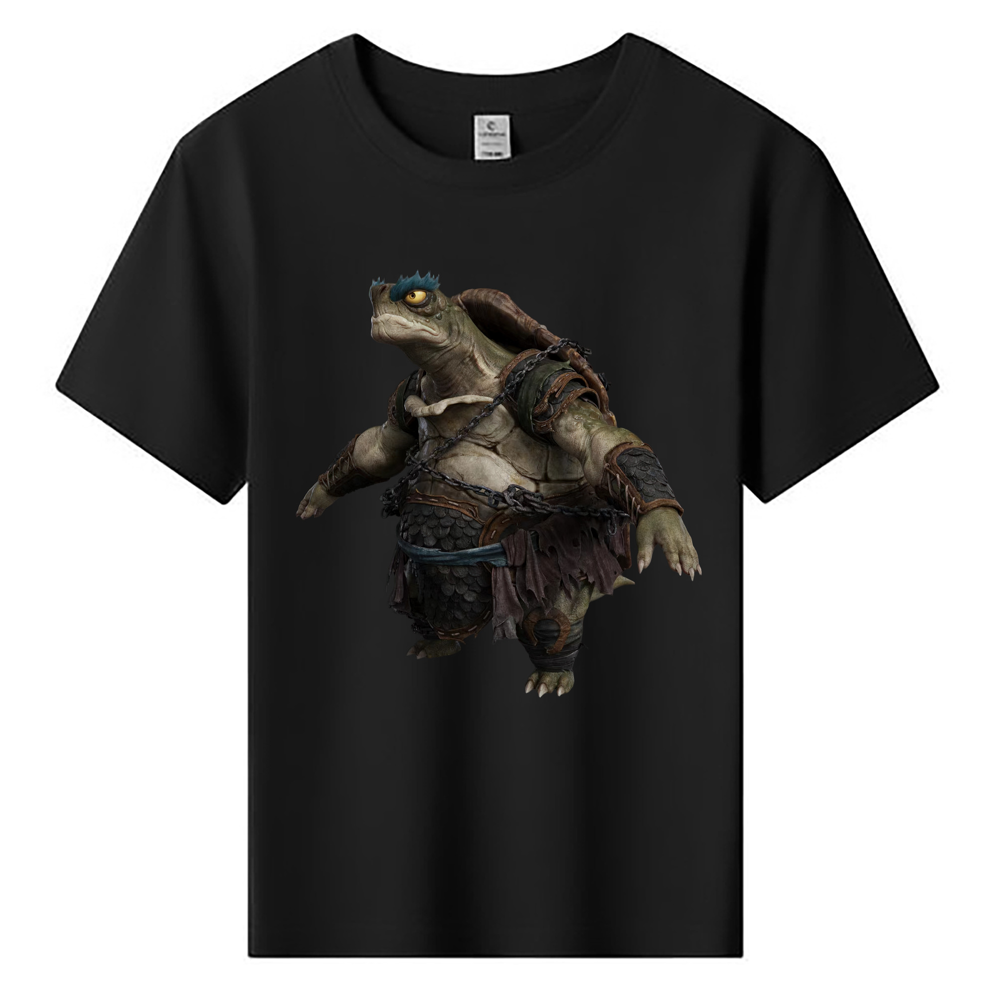 （画像用） Ne Zha 2 ナタ 魔童の大暴れ 綿100％キッズTシャツ（フロントプリント）
