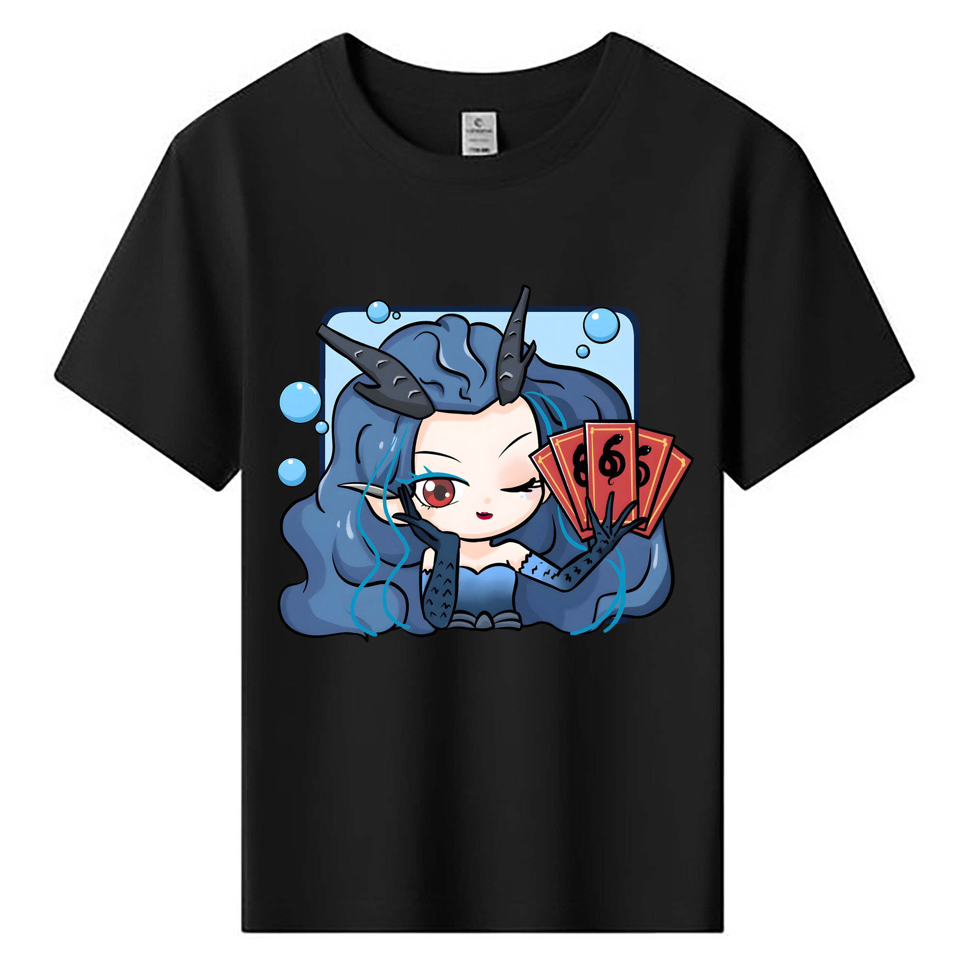 （画像用） Ne Zha 2 ナタ 魔童の大暴れ 綿100％キッズTシャツ（フロントプリント）
