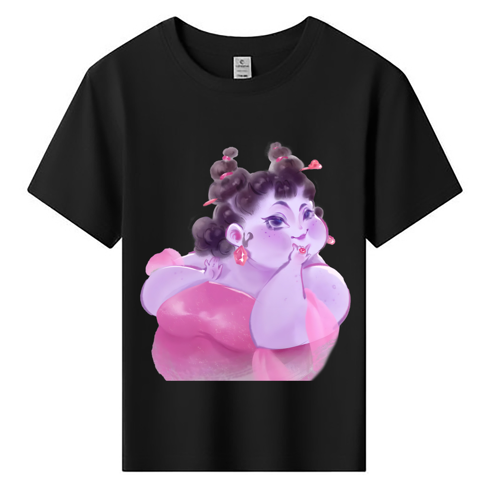 （画像用） Ne Zha 2 ナタ 魔童の大暴れ 綿100％キッズTシャツ（フロントプリント）