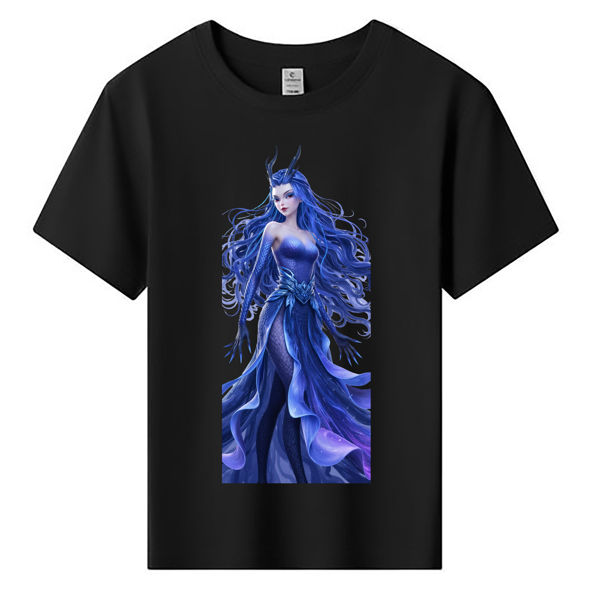 （画像用） Ne Zha 2 ナタ 魔童の大暴れ 綿100％キッズTシャツ（フロントプリント）