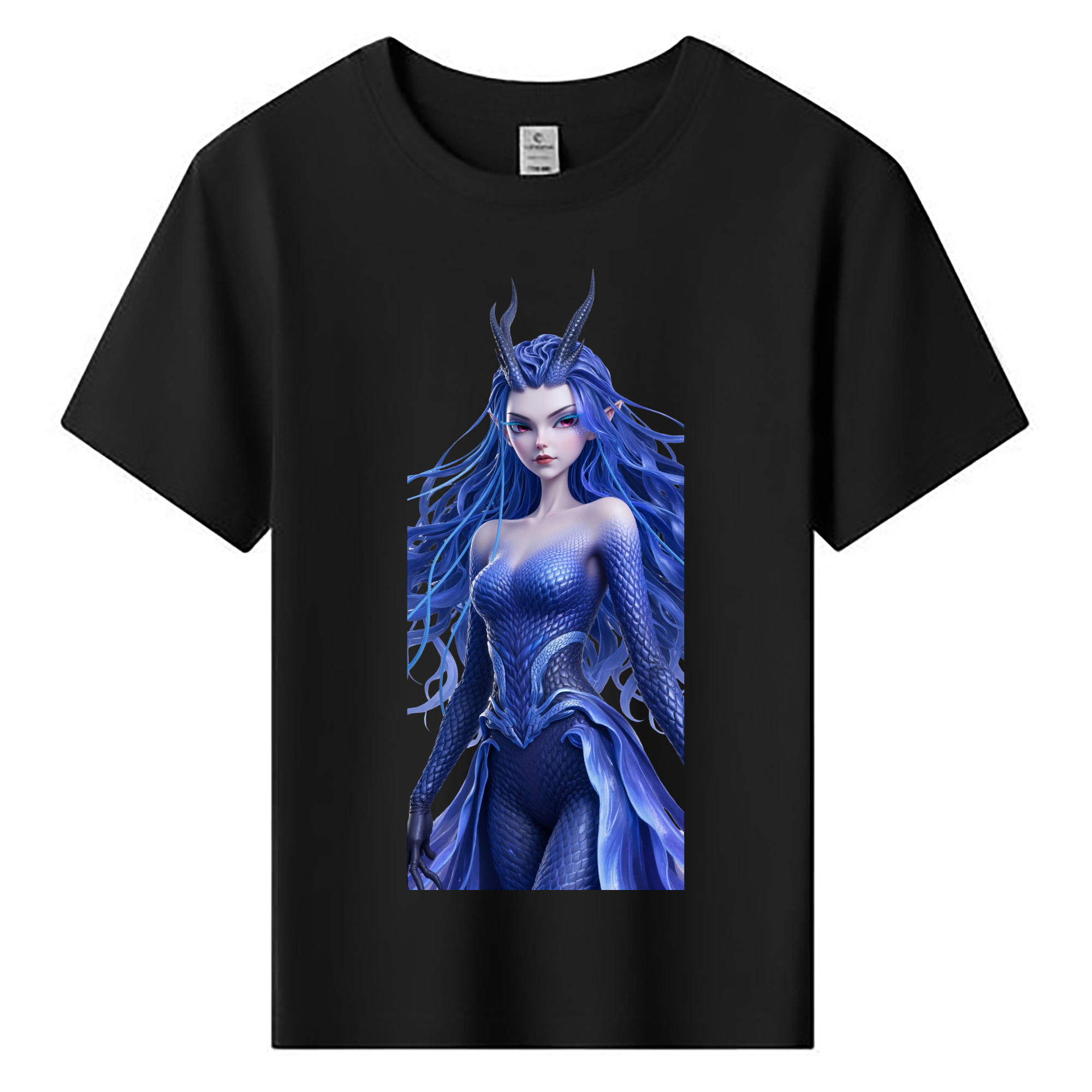 （画像用） Ne Zha 2 ナタ 魔童の大暴れ 綿100％キッズTシャツ（フロントプリント）