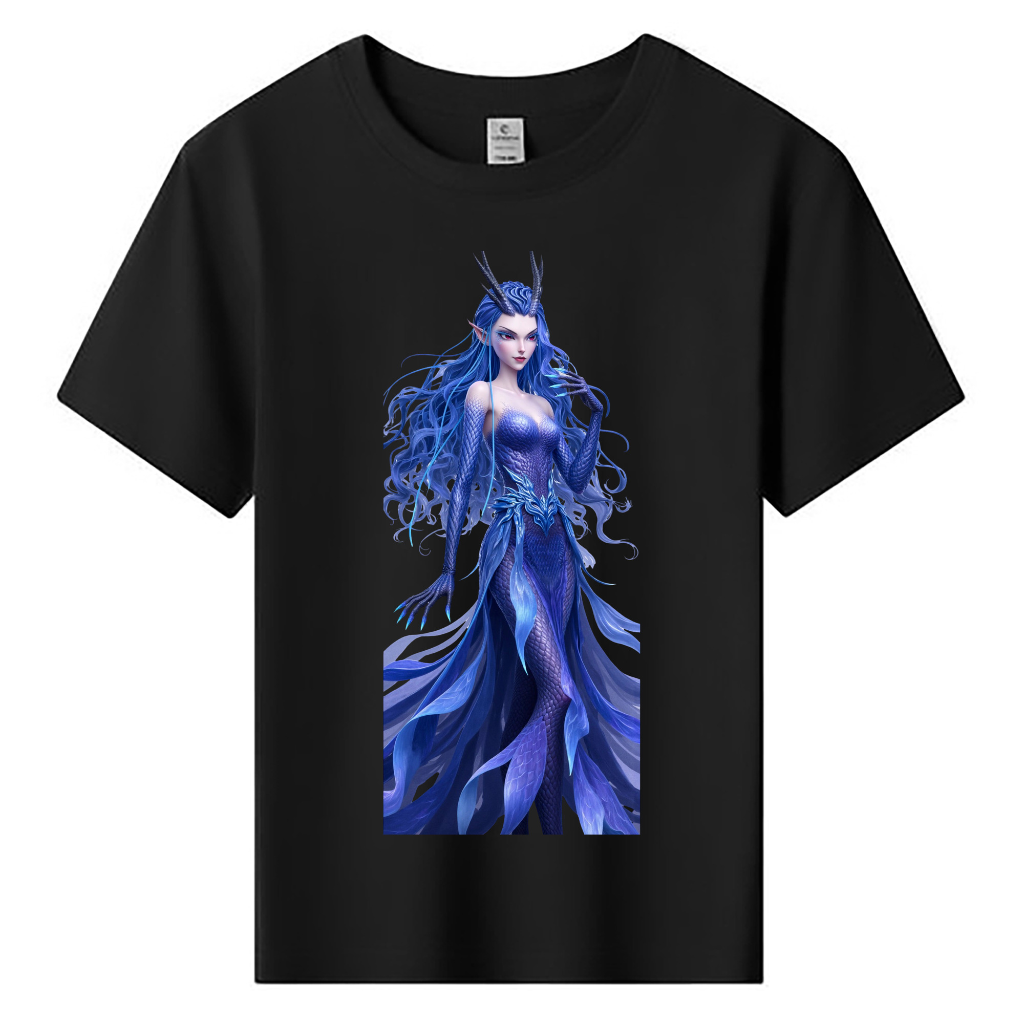 （画像用） Ne Zha 2 ナタ 魔童の大暴れ 綿100％キッズTシャツ（フロントプリント）
