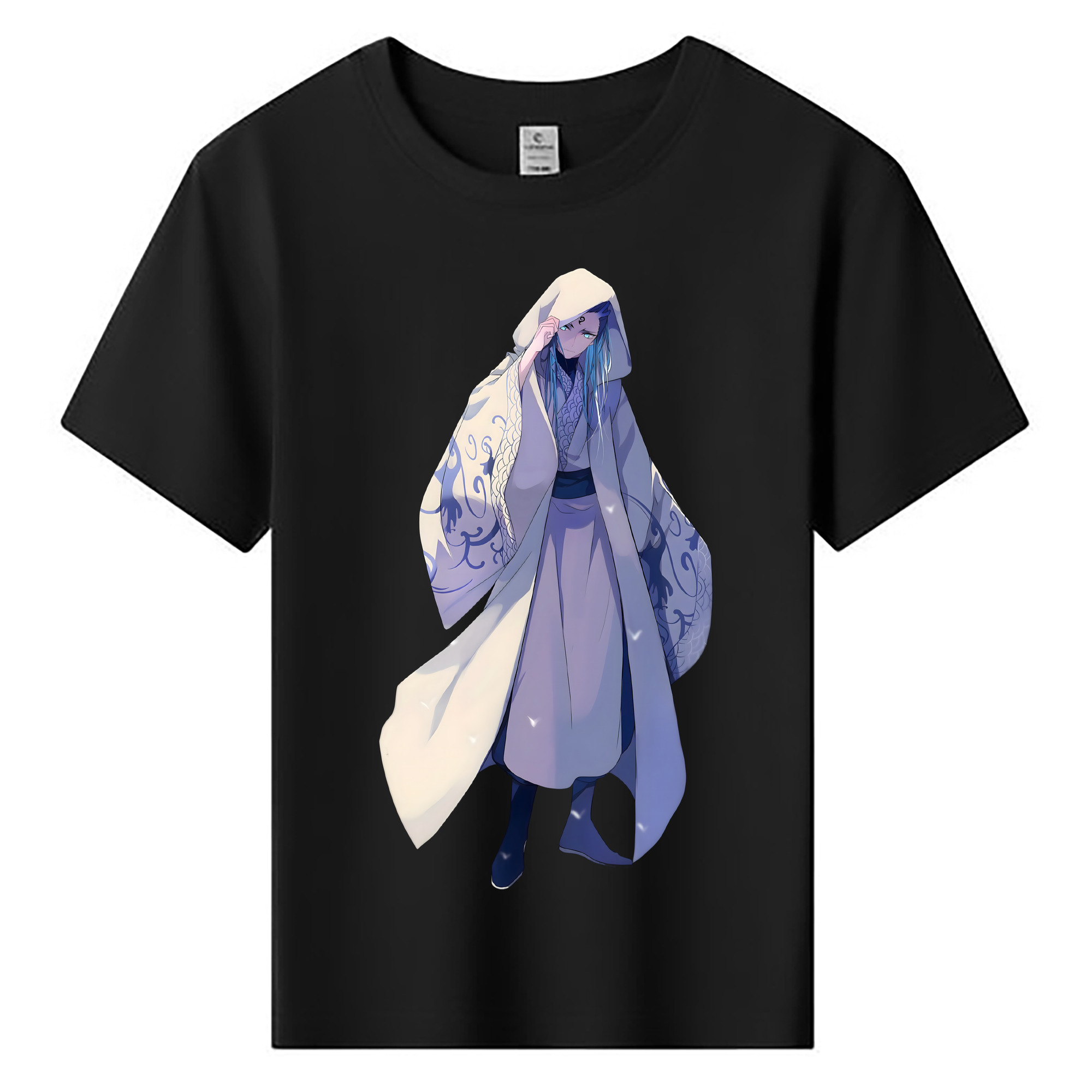 （画像用） Ne Zha 2 ナタ 魔童の大暴れ 綿100％キッズTシャツ（フロントプリント）