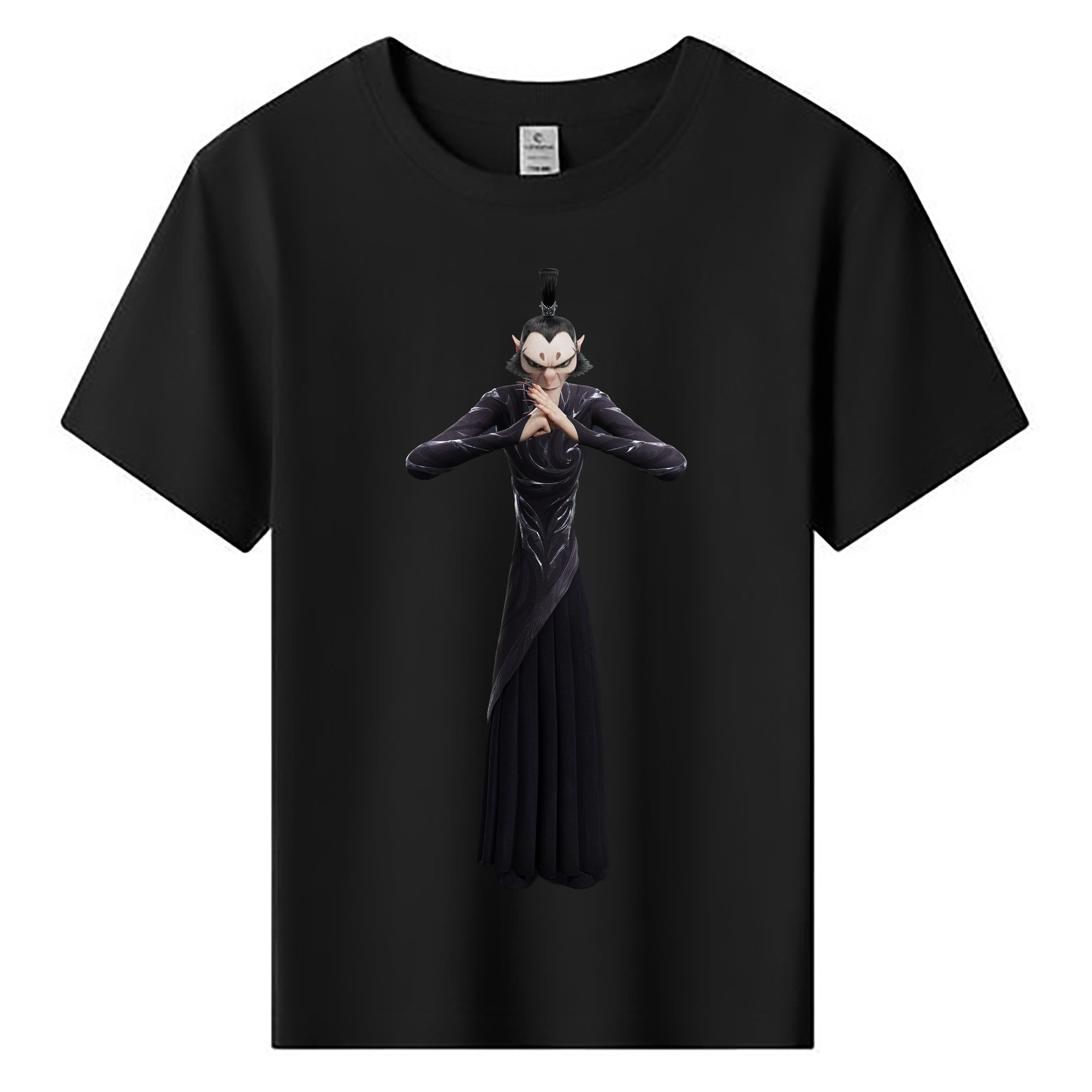 （画像用） Ne Zha 2 ナタ 魔童の大暴れ 綿100％キッズTシャツ（フロントプリント）