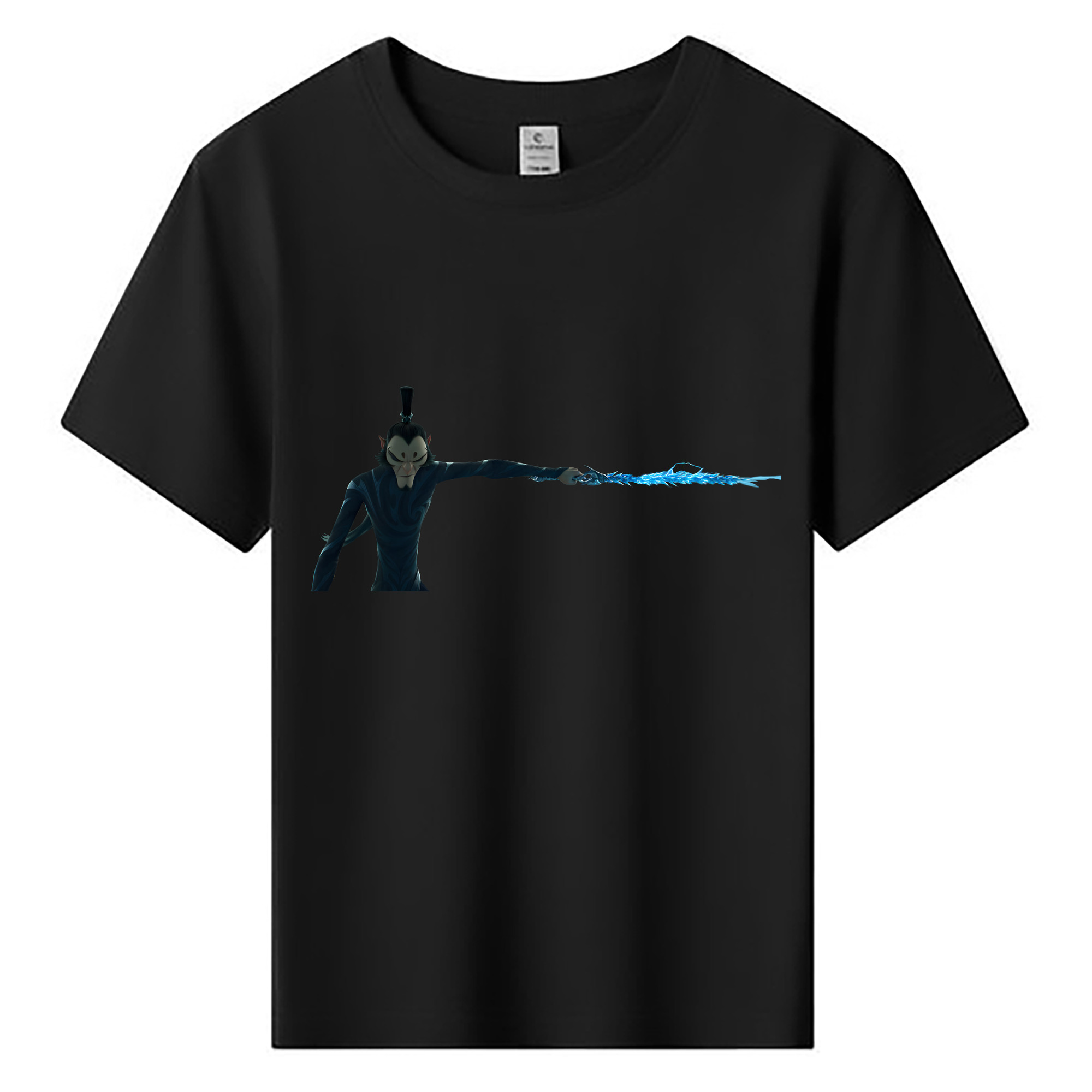 （画像用） Ne Zha 2 ナタ 魔童の大暴れ 綿100％キッズTシャツ（フロントプリント）