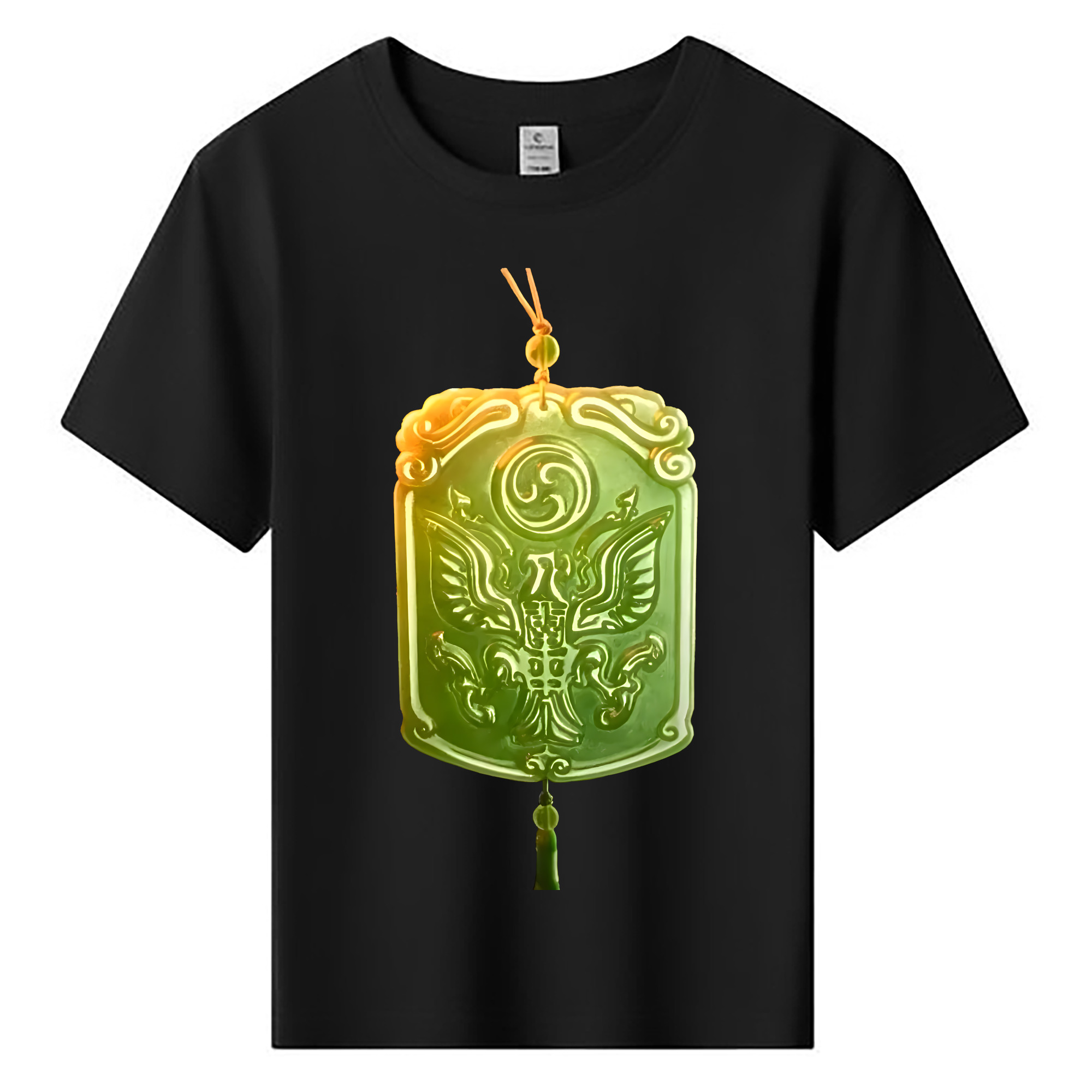 （画像用） Ne Zha 2 ナタ 魔童の大暴れ 綿100％キッズTシャツ（フロントプリント）