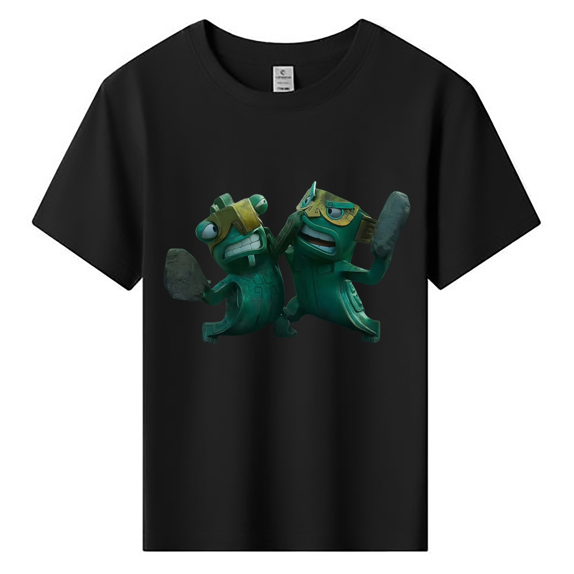 （画像用） Ne Zha 2 ナタ 魔童の大暴れ 綿100％キッズTシャツ（フロントプリント）