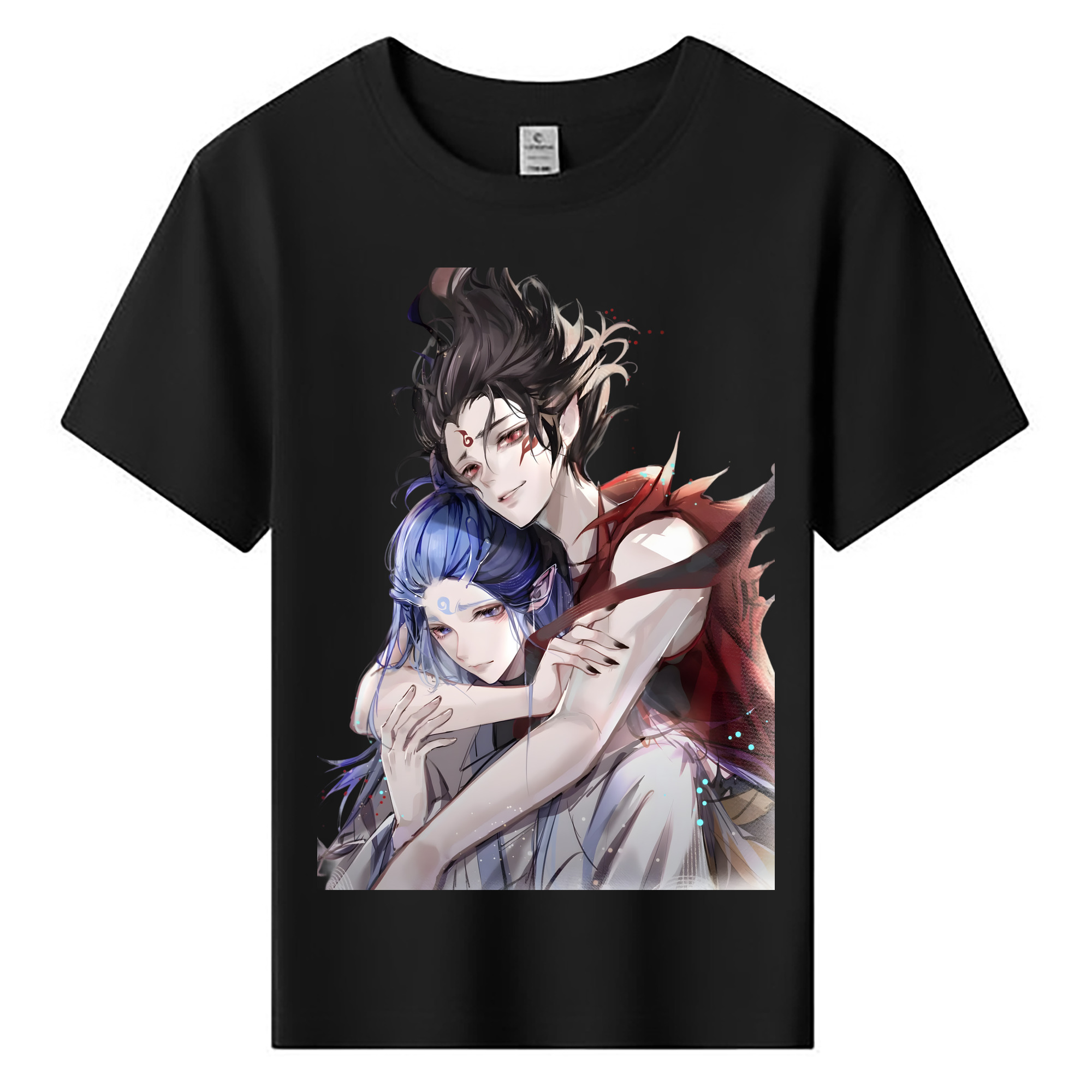 （画像用） Ne Zha 2 ナタ 魔童の大暴れ 綿100％キッズTシャツ（フロントプリント）