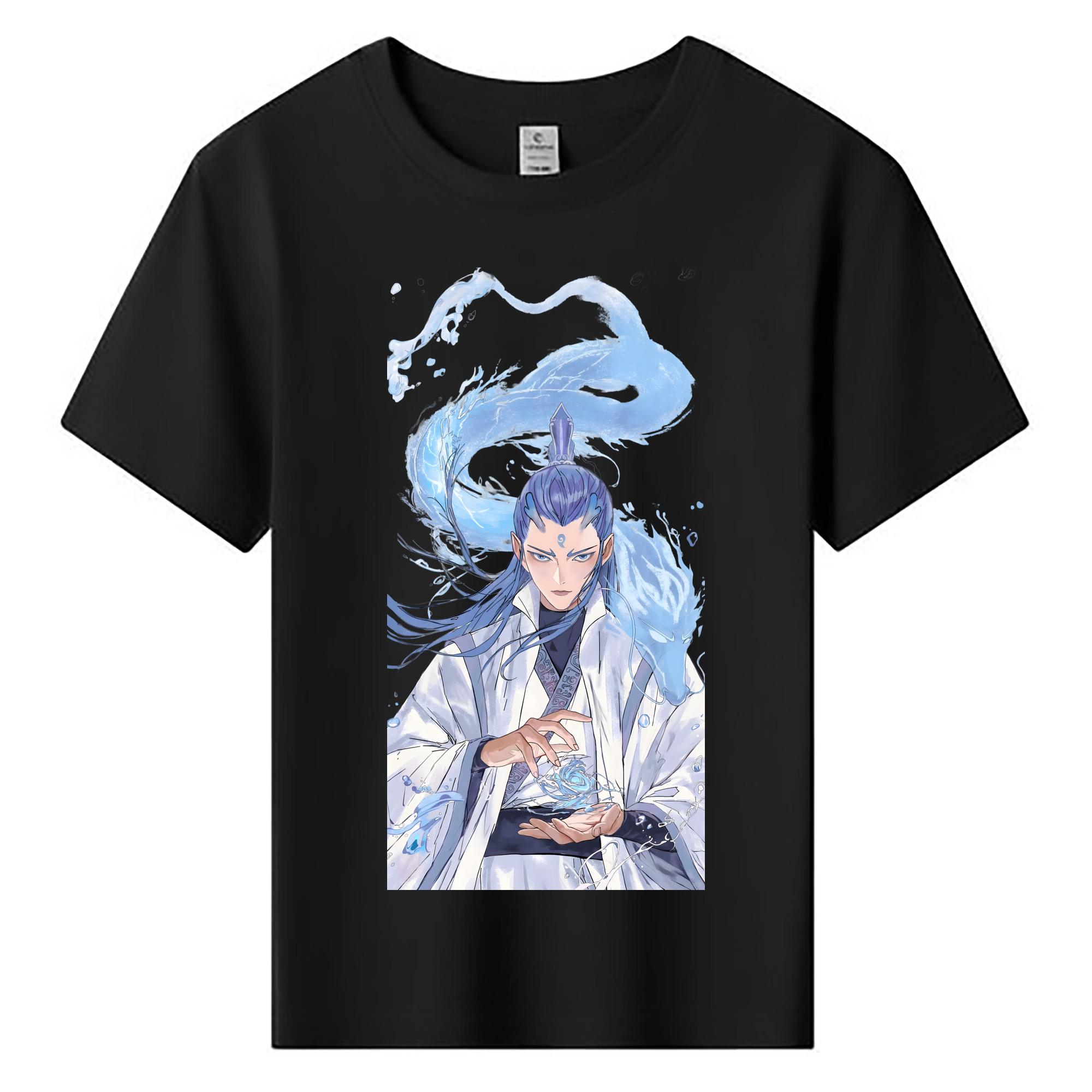 （画像用） Ne Zha 2 ナタ 魔童の大暴れ 綿100％キッズTシャツ（フロントプリント）
