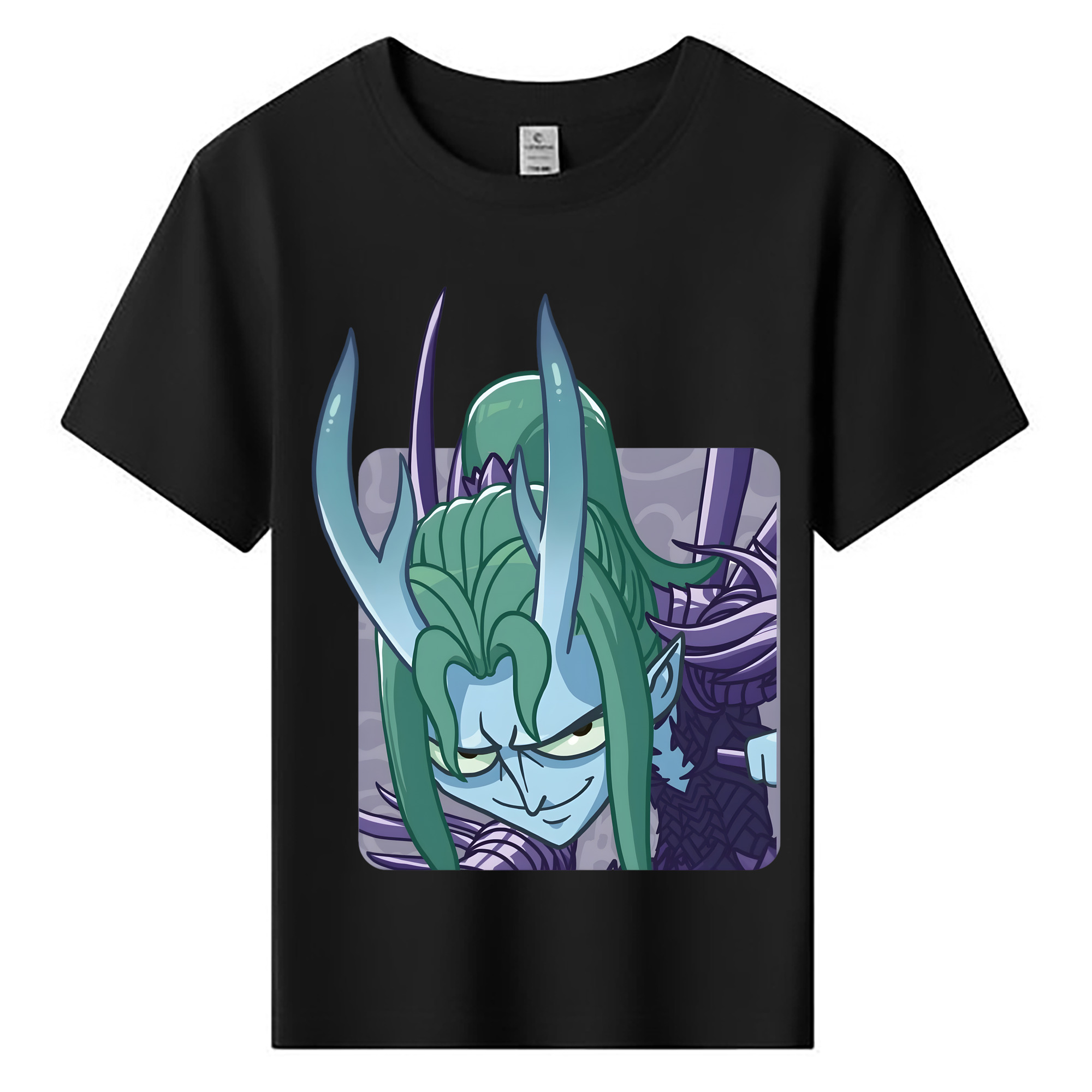 （画像用） Ne Zha 2 ナタ 魔童の大暴れ 綿100％キッズTシャツ（フロントプリント）