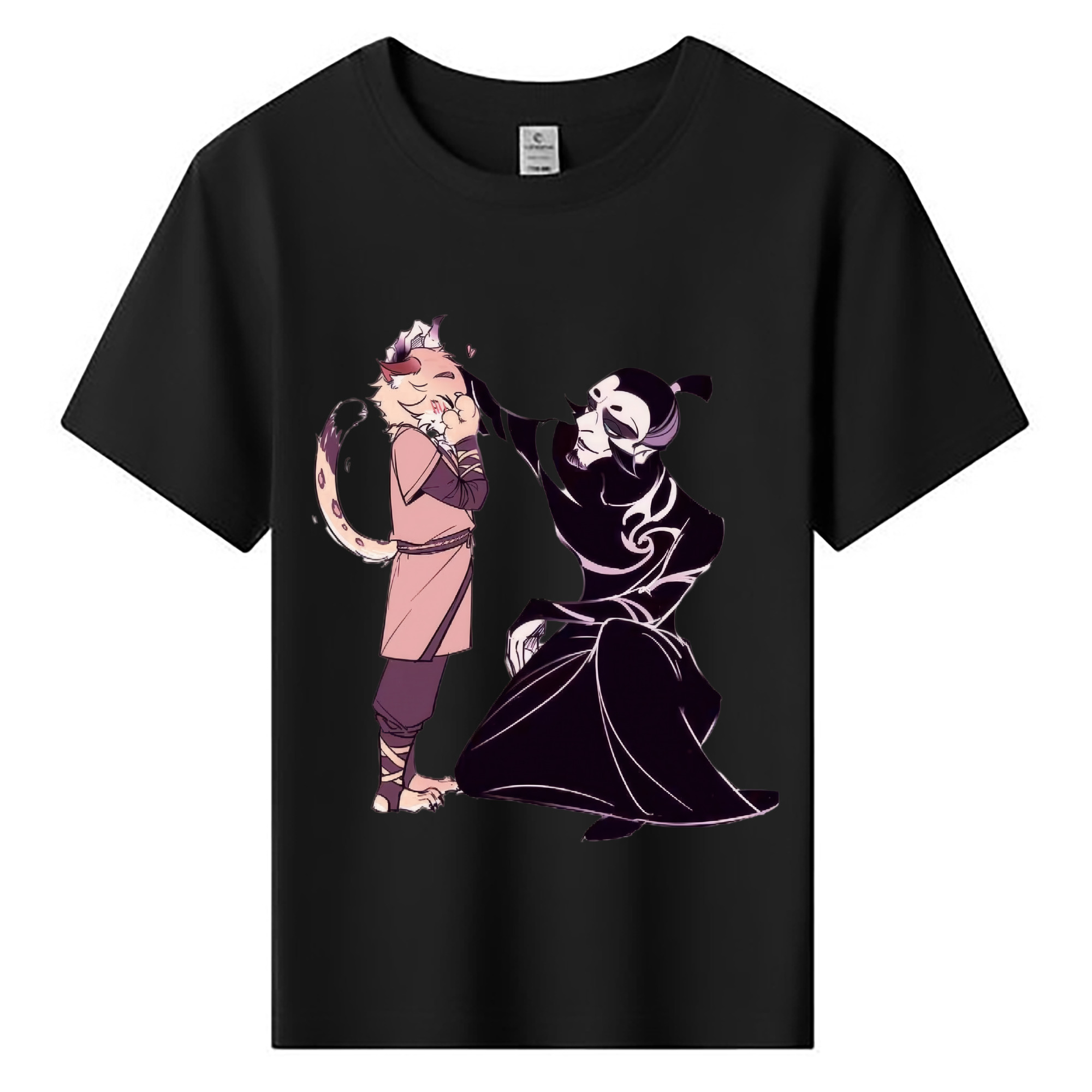 （画像用） Ne Zha 2 ナタ 魔童の大暴れ 綿100％キッズTシャツ（フロントプリント）