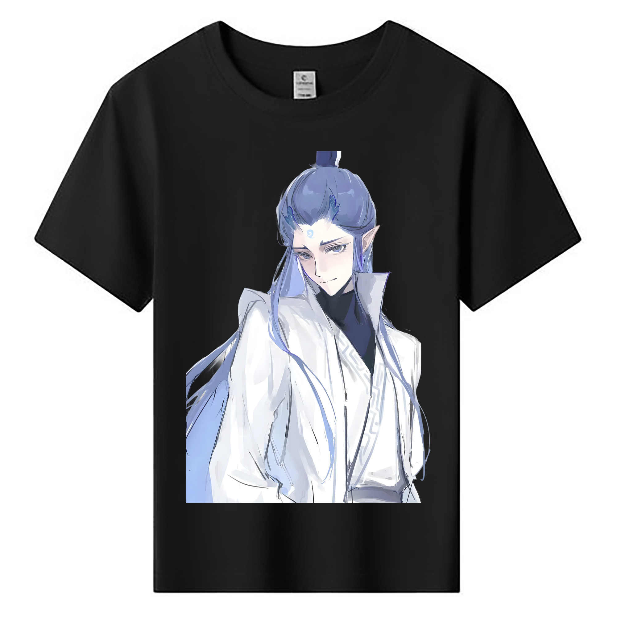 （画像用） Ne Zha 2 ナタ 魔童の大暴れ 綿100％キッズTシャツ（フロントプリント）