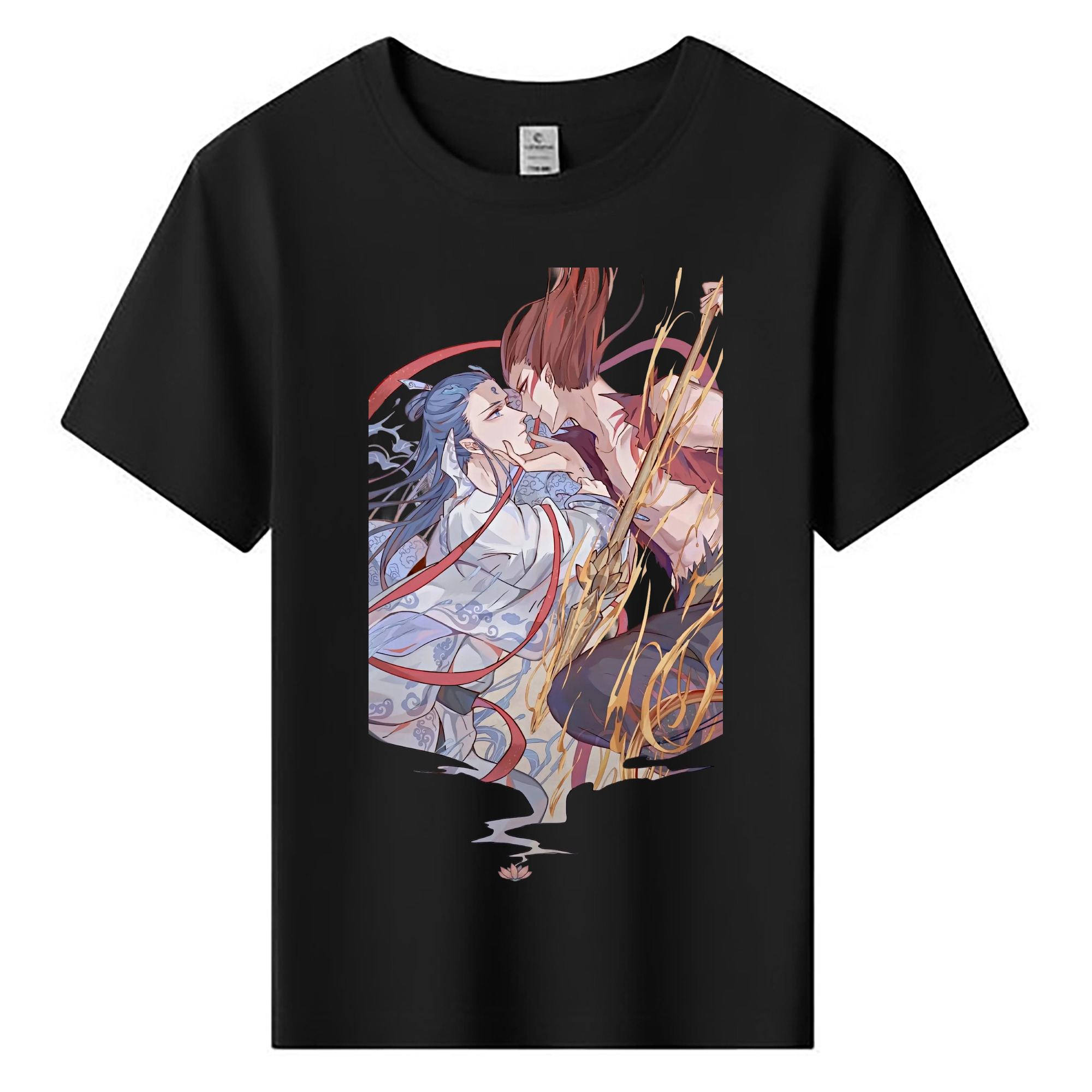 （画像用） Ne Zha 2 ナタ 魔童の大暴れ 綿100％キッズTシャツ（フロントプリント）