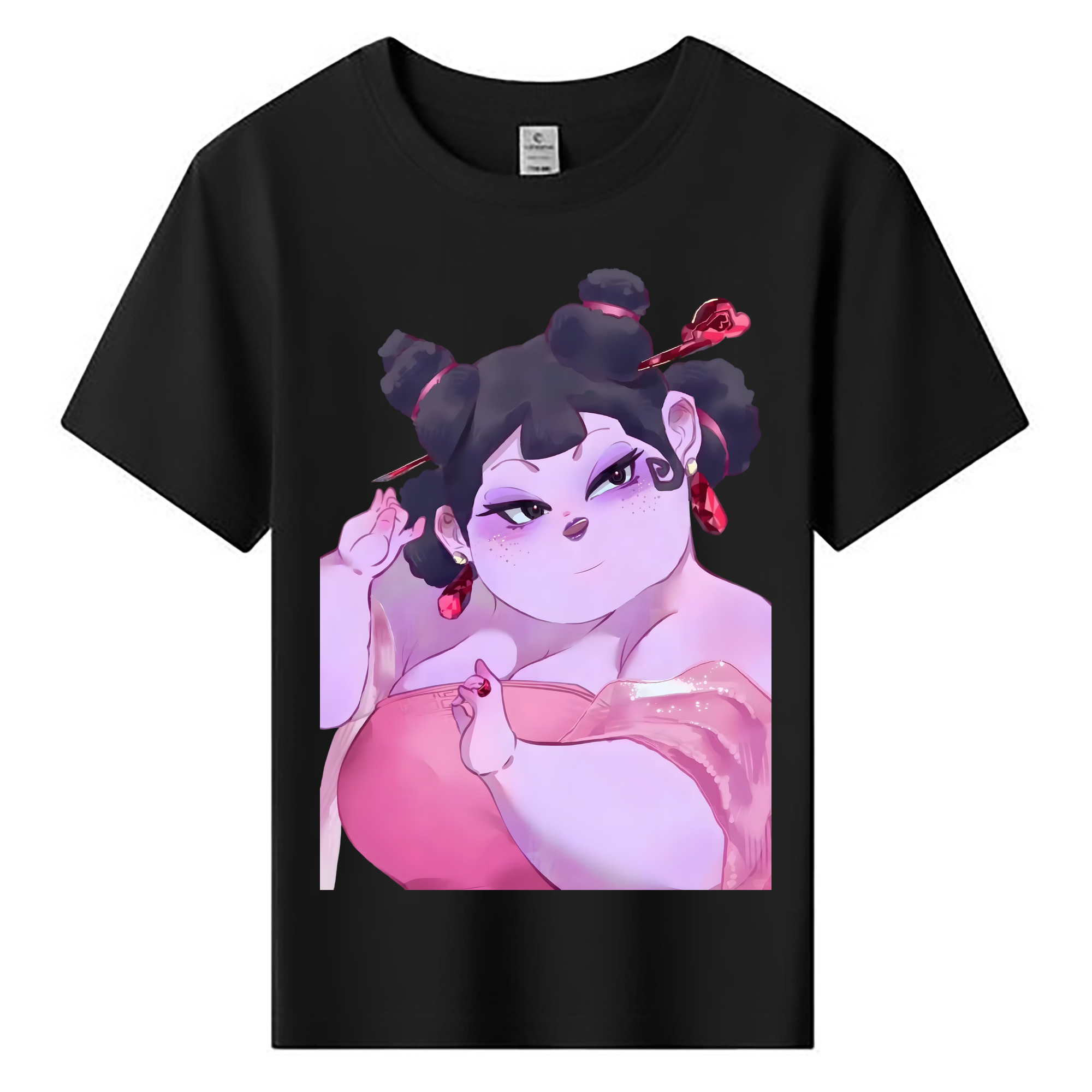 （画像用） Ne Zha 2 ナタ 魔童の大暴れ 綿100％キッズTシャツ（フロントプリント）