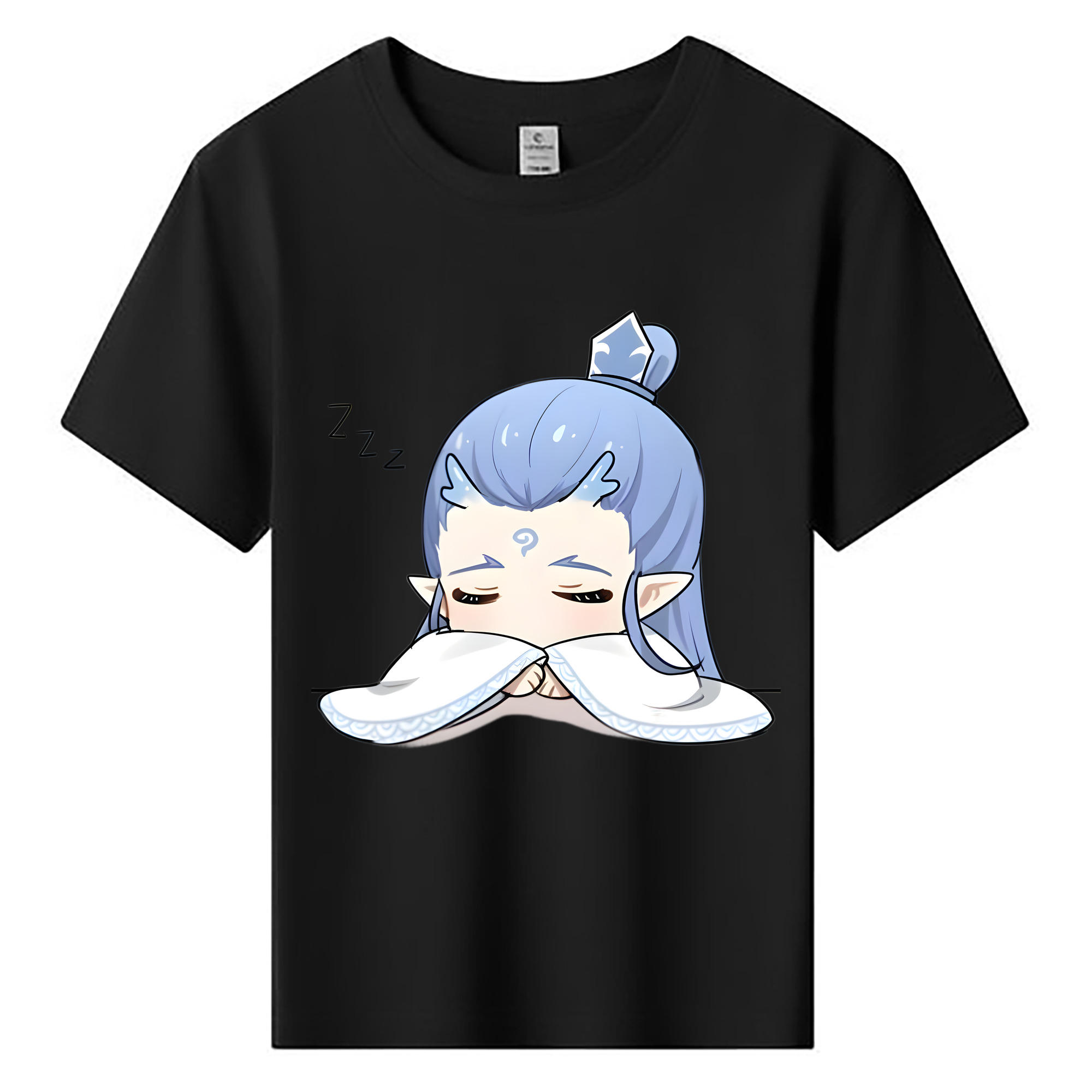 （画像用） Ne Zha 2 ナタ 魔童の大暴れ 綿100％キッズTシャツ（フロントプリント）