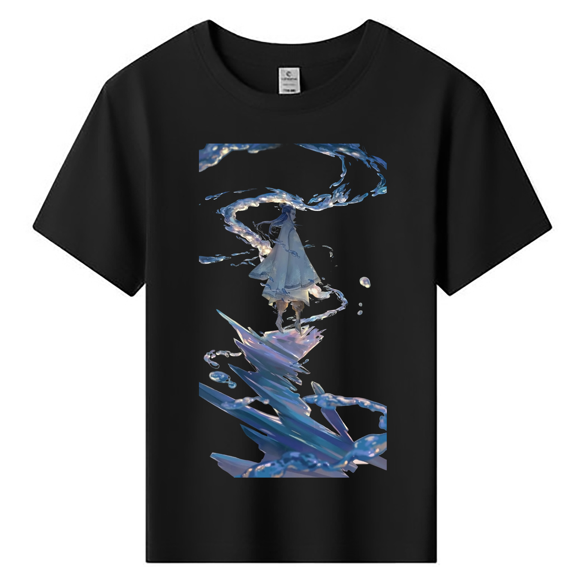（画像用） Ne Zha 2 ナタ 魔童の大暴れ 綿100％キッズTシャツ（フロントプリント）