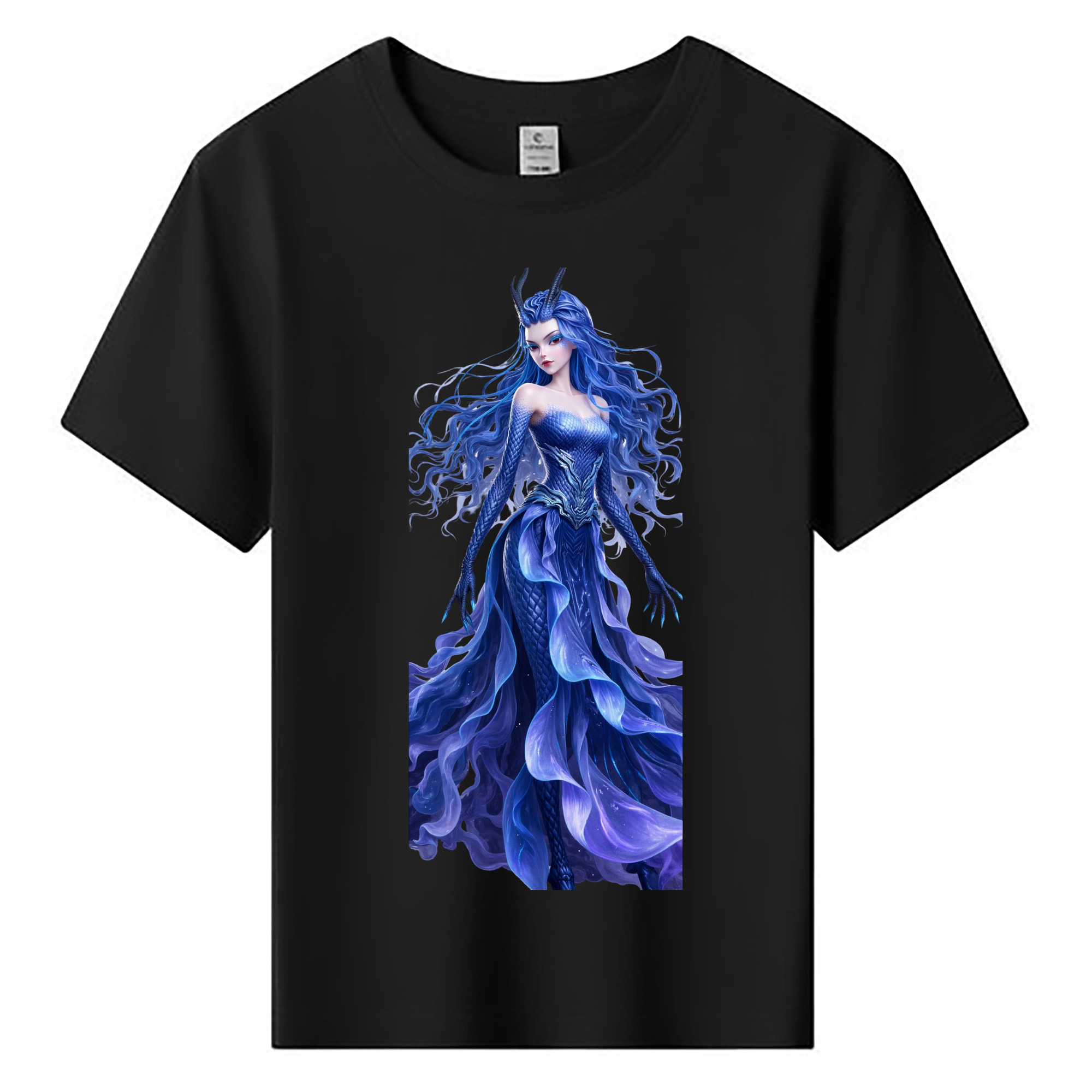 （画像用） Ne Zha 2 ナタ 魔童の大暴れ 綿100％キッズTシャツ（フロントプリント）