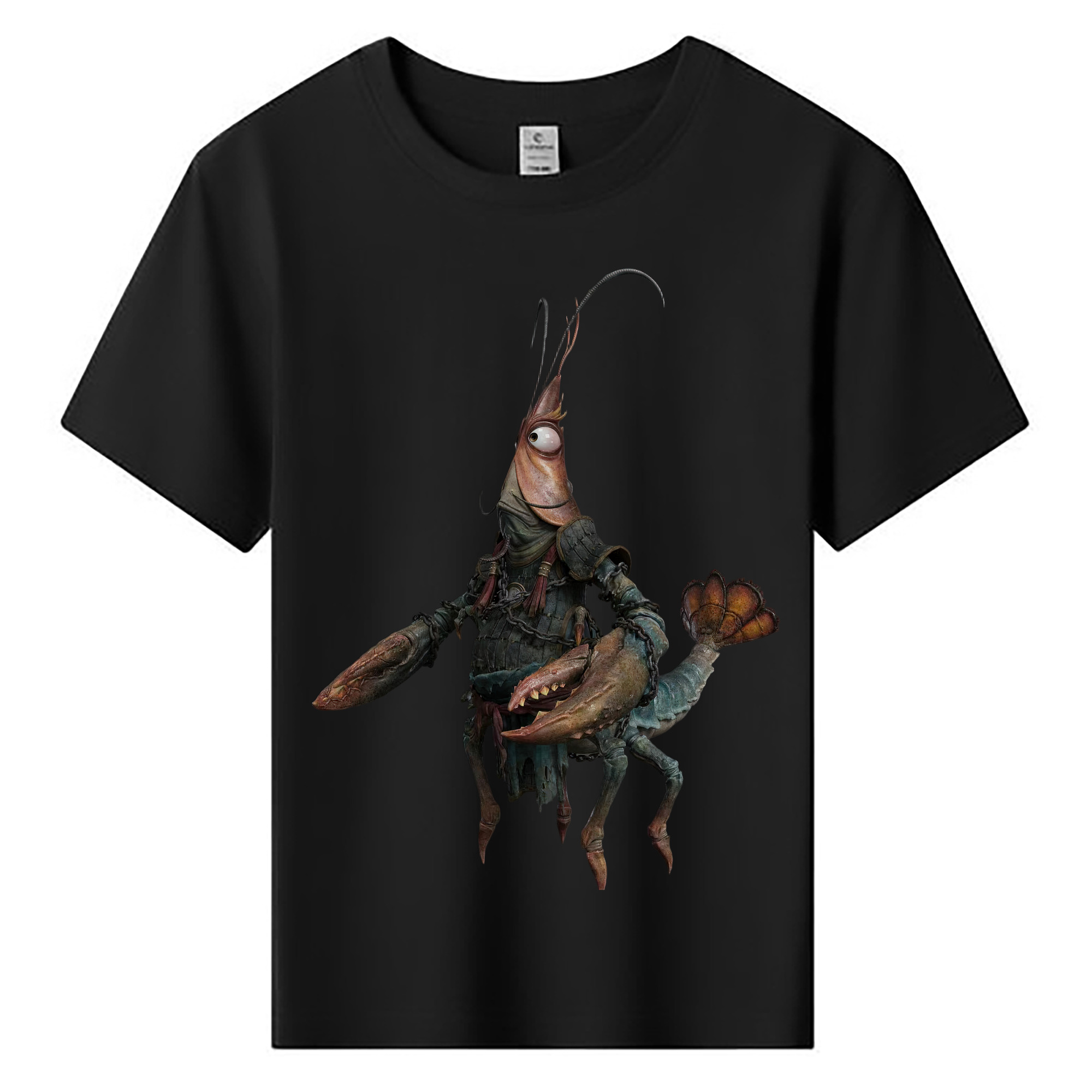 （画像用） Ne Zha 2 ナタ 魔童の大暴れ 綿100％キッズTシャツ（フロントプリント）