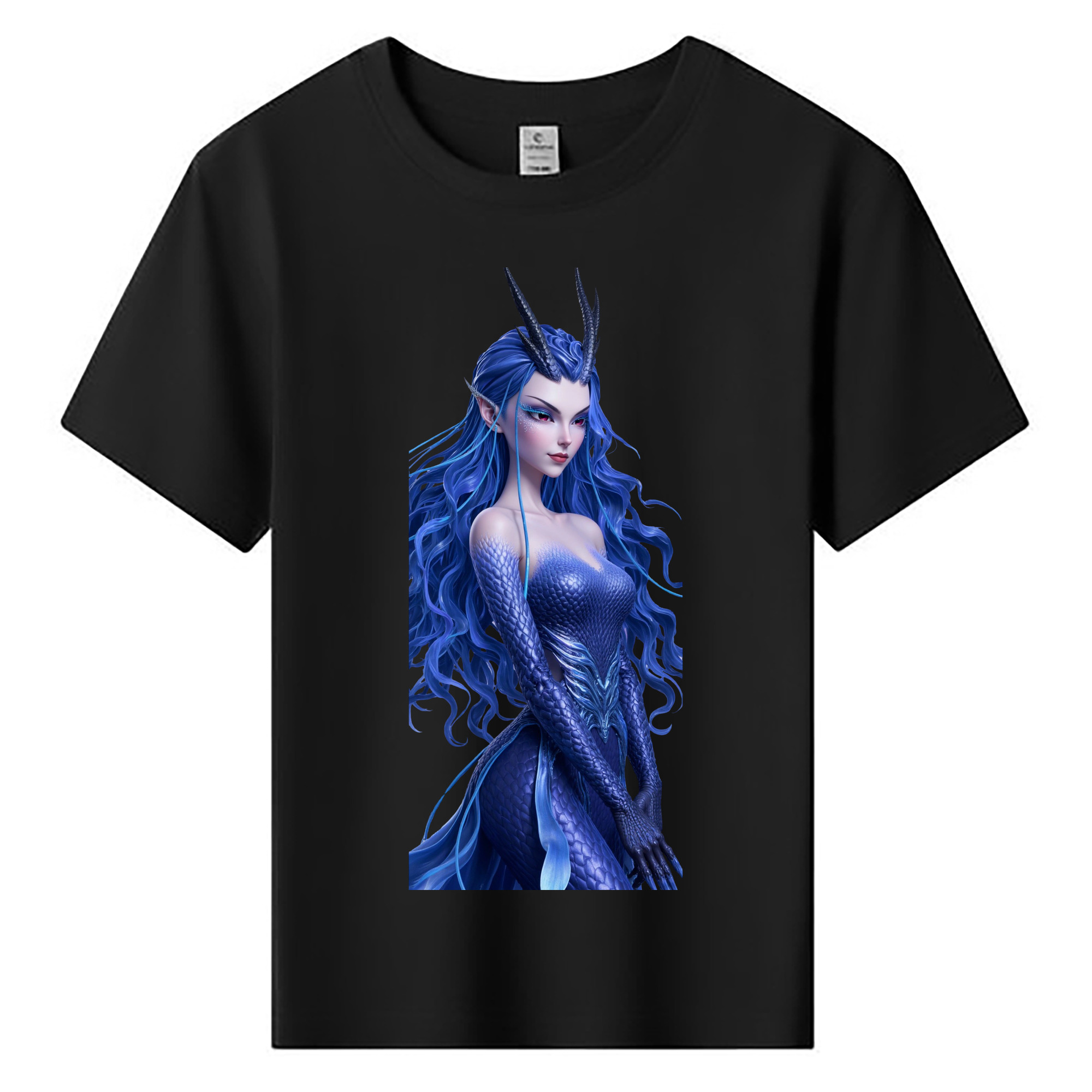 （画像用） Ne Zha 2 ナタ 魔童の大暴れ 綿100％キッズTシャツ（フロントプリント）