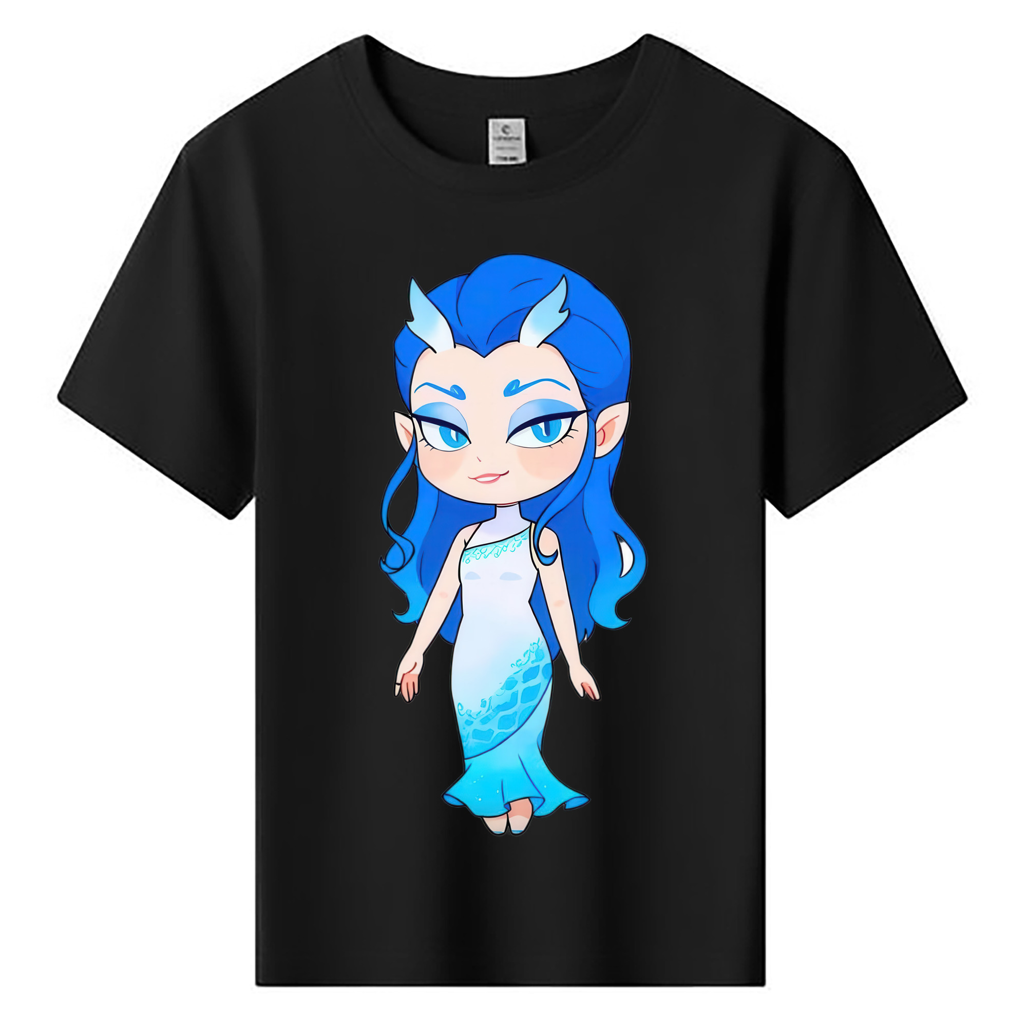 （画像用） Ne Zha 2 ナタ 魔童の大暴れ 綿100％キッズTシャツ（フロントプリント）