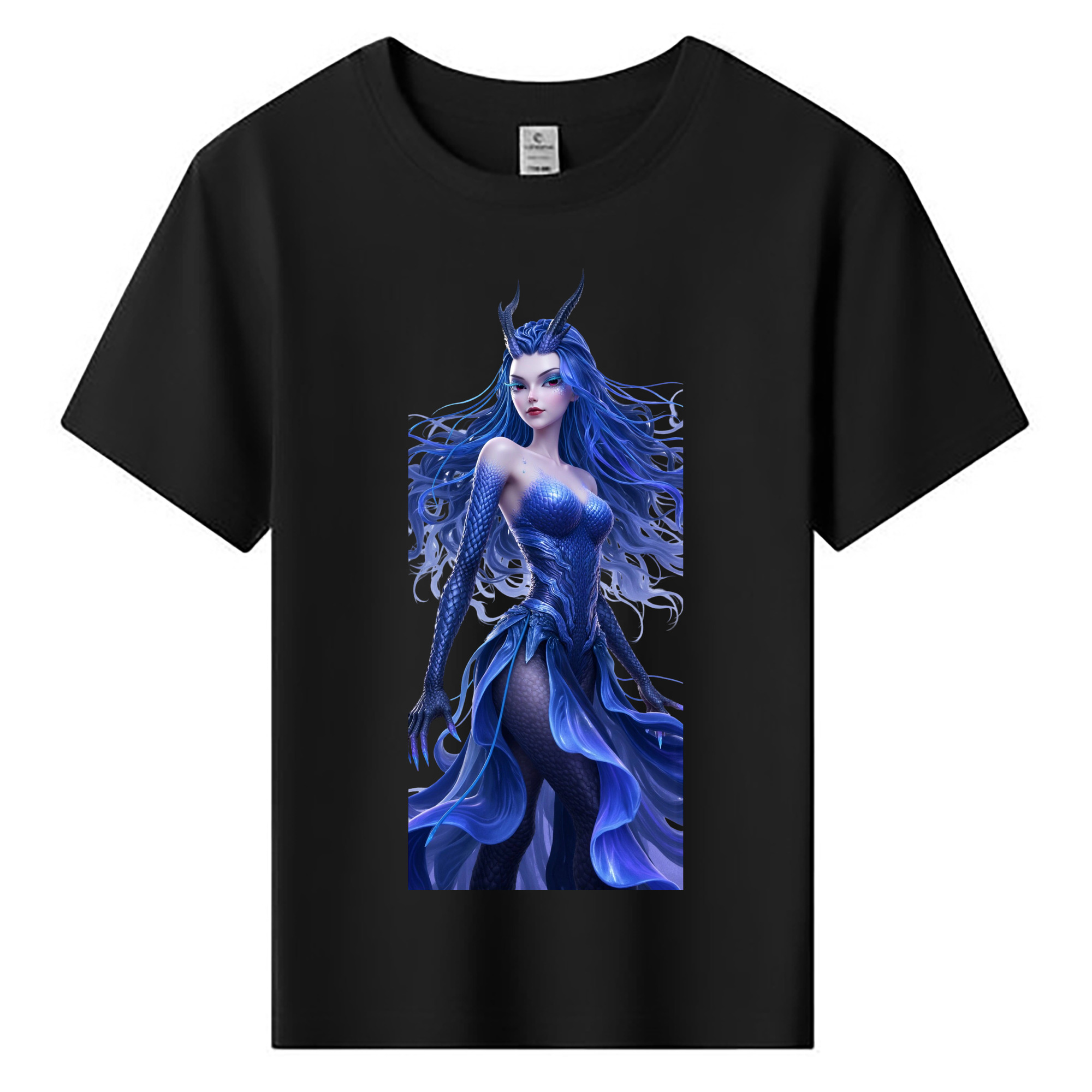 （画像用） Ne Zha 2 ナタ 魔童の大暴れ 綿100％キッズTシャツ（フロントプリント）