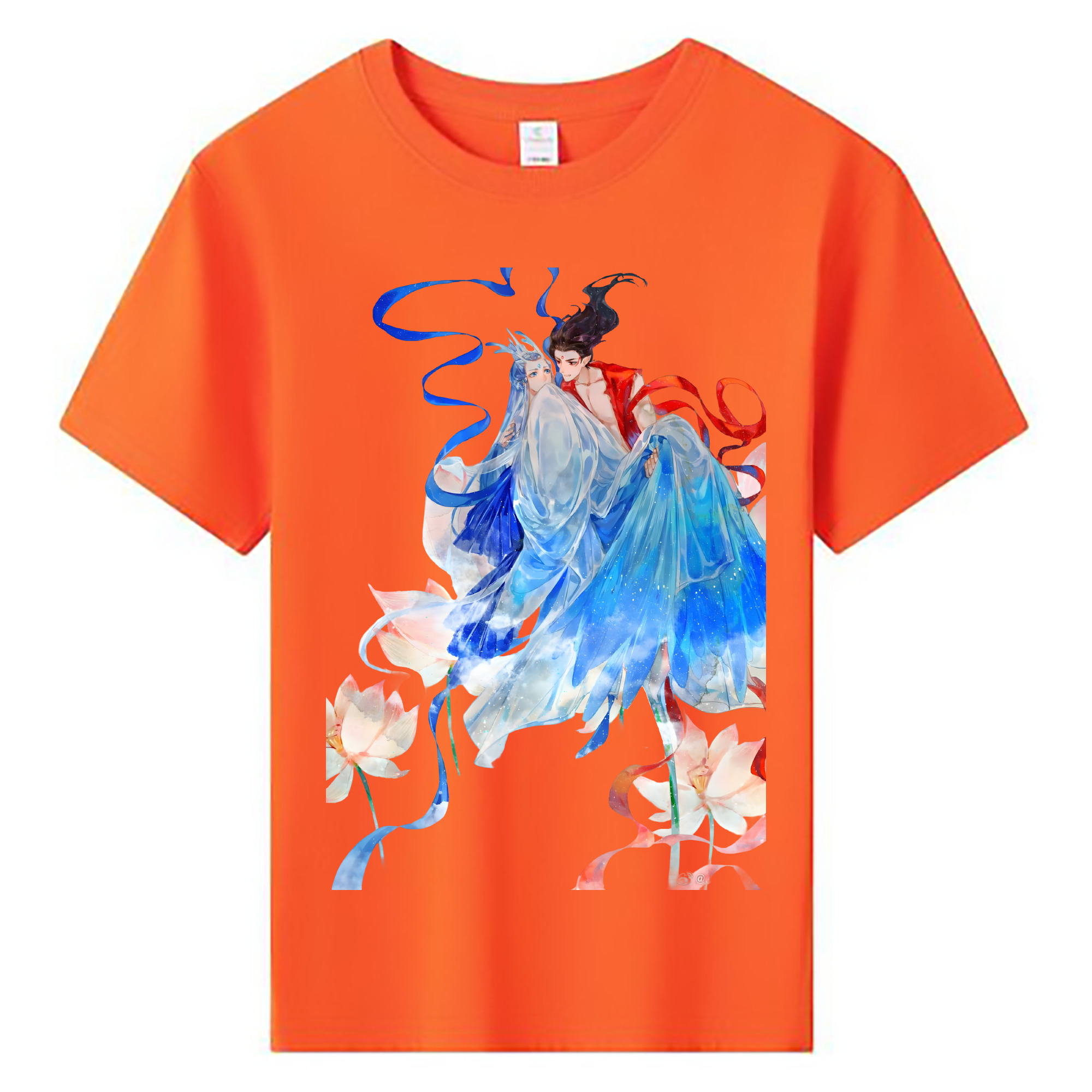 （画像用） Ne Zha 2 ナタ 魔童の大暴れ 綿100％キッズTシャツ（フロントプリント）